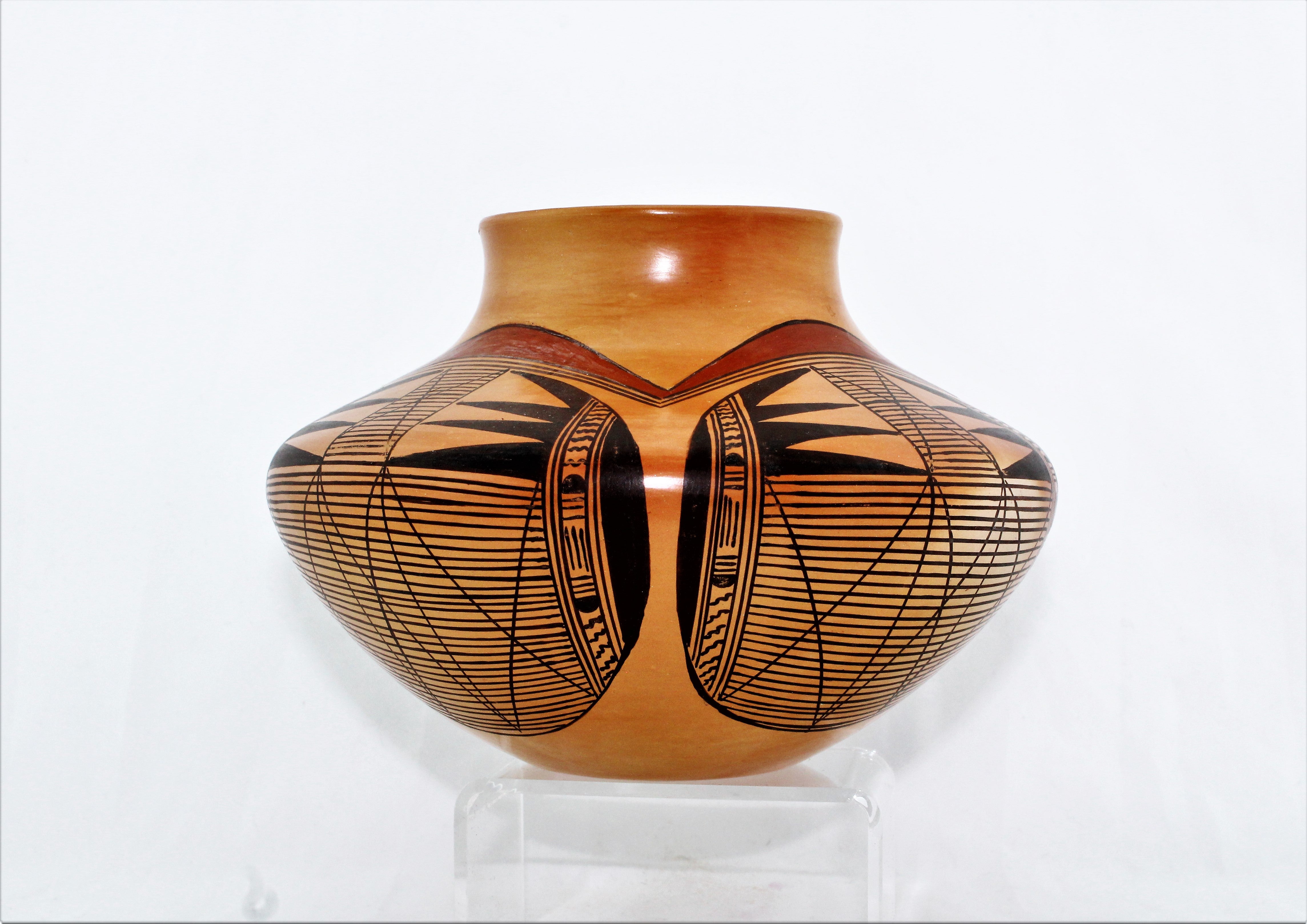 Jean Sahmie Hopi Migration Pottery Bowl