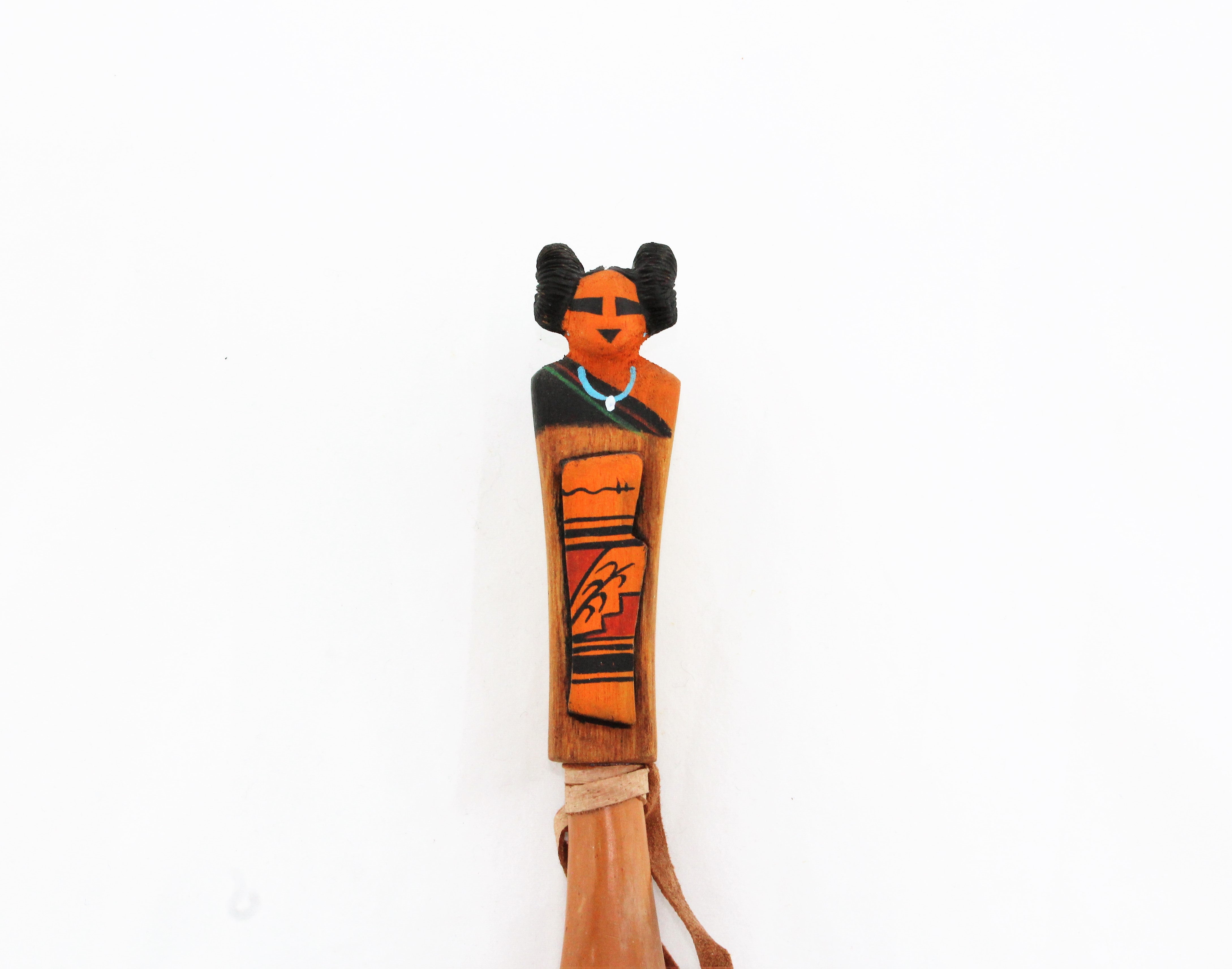 Hopi Pottery Ladle with Kachina Mana Handle