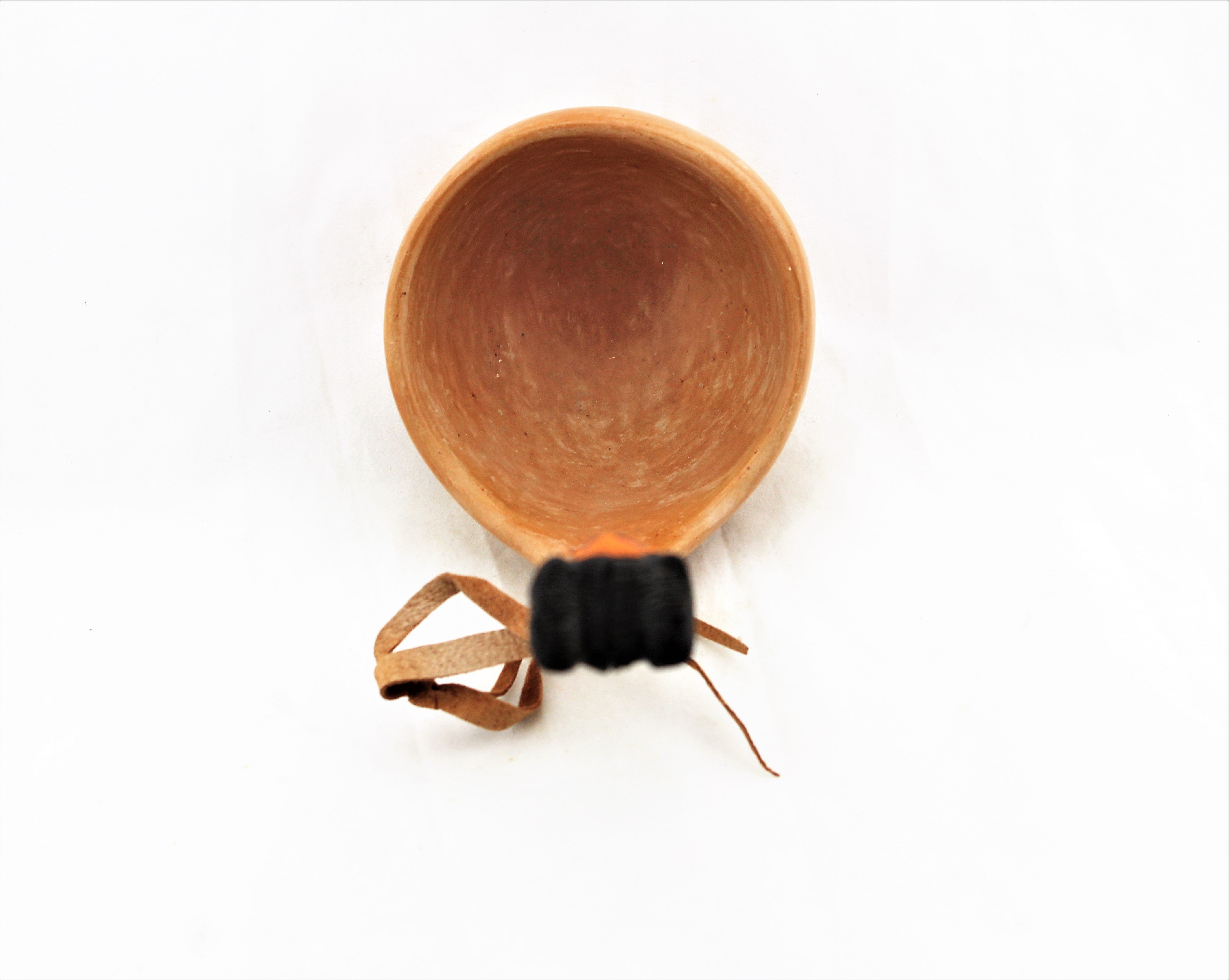 Hopi Pottery Ladle with Kachina Mana Handle