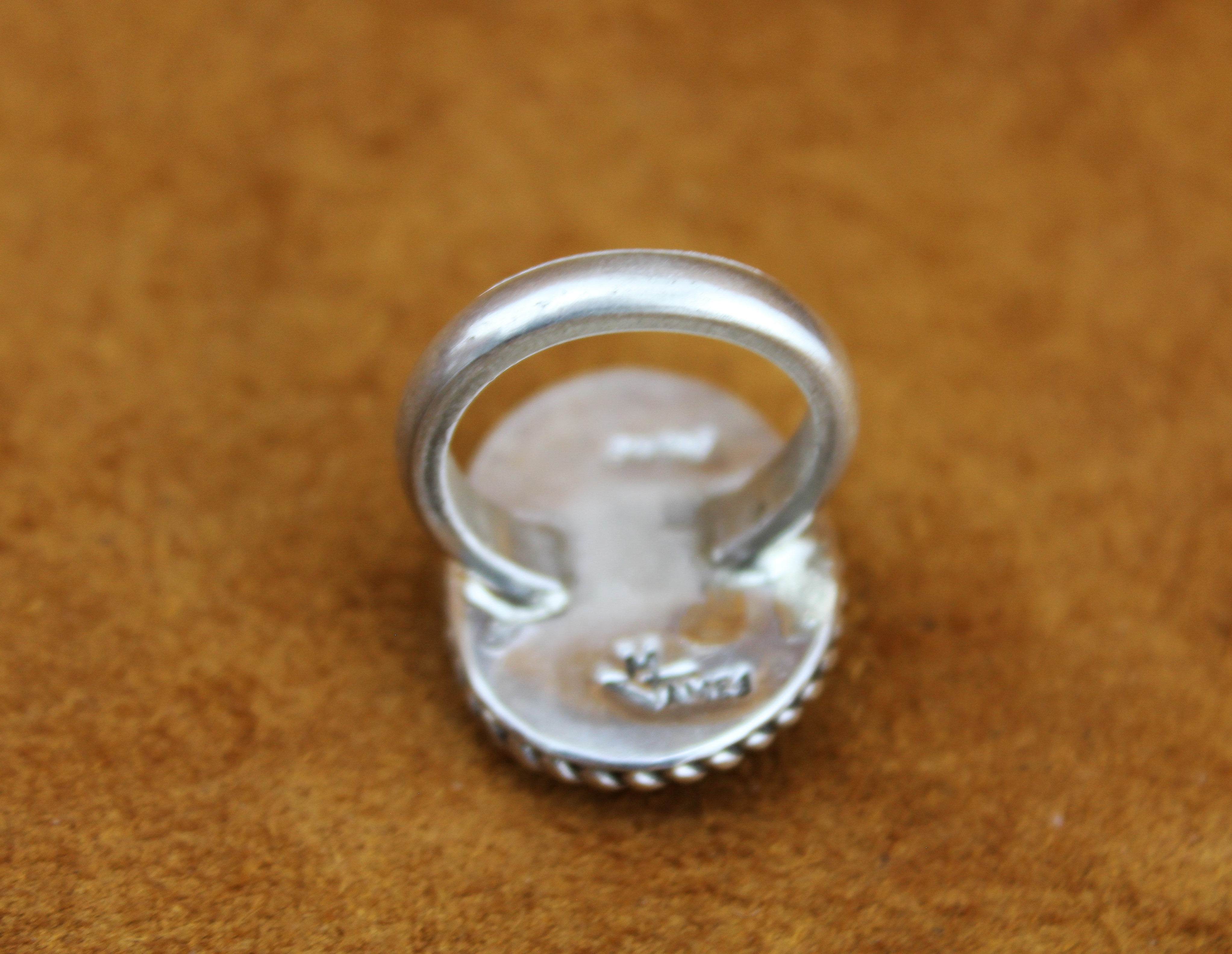 Merlin James Sterling Turquoise Ring