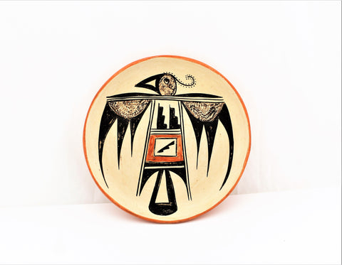 Hopi-Tewa Pottery Plate