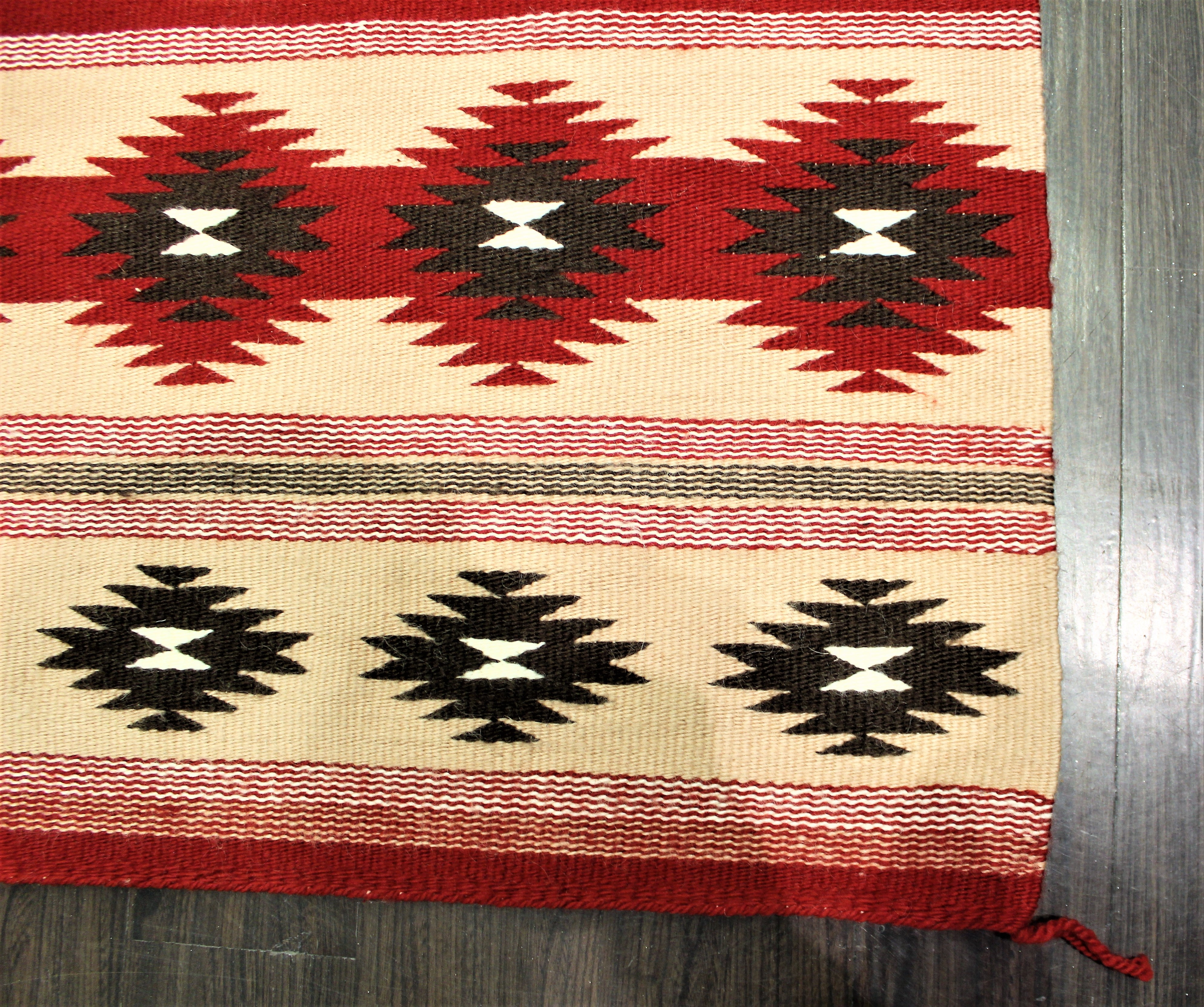 1950s Butterfly Pattern Navajo Rug