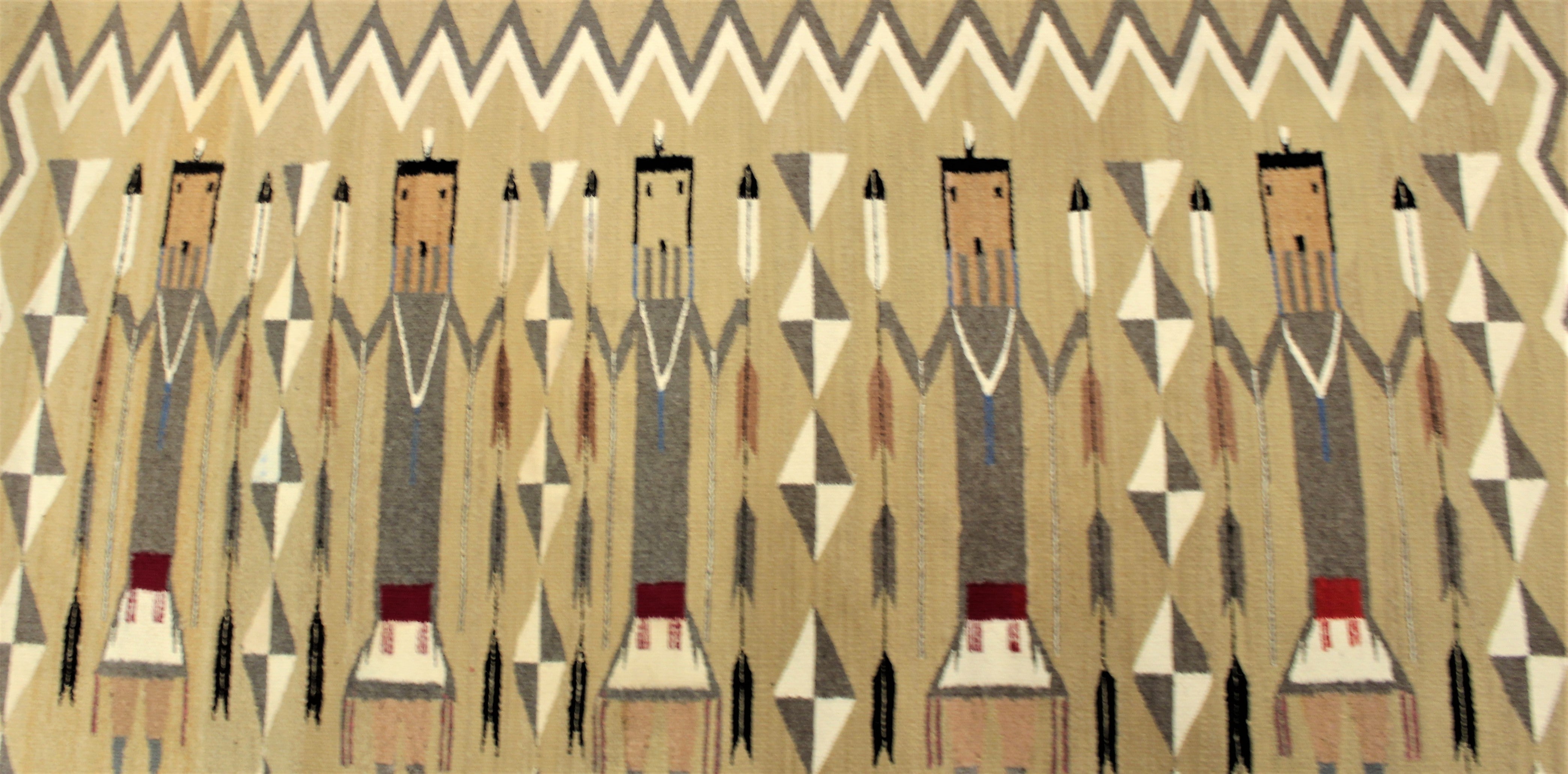 1960s Yei Navajo Rug