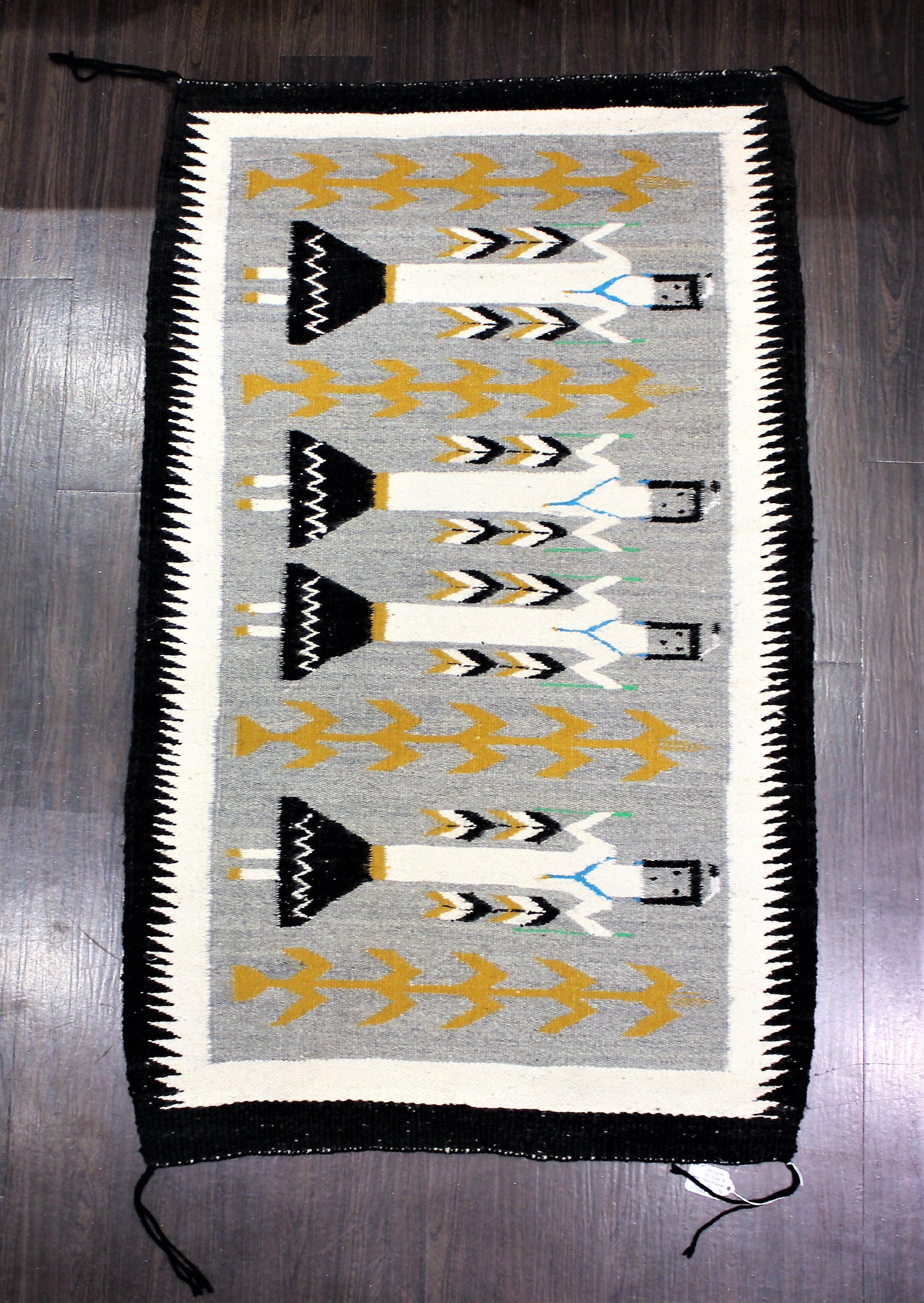 1960s Navajo Yei Pattern Rug