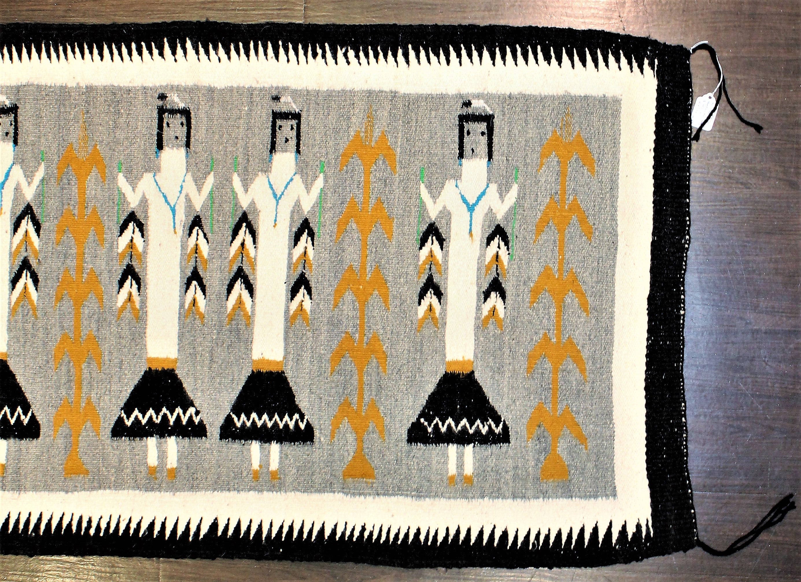 1960s Navajo Yei Pattern Rug