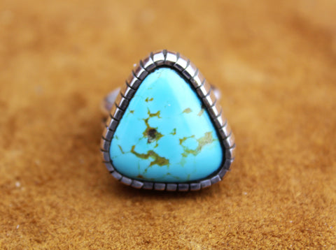 Merlin James Sterling Turquoise Ring