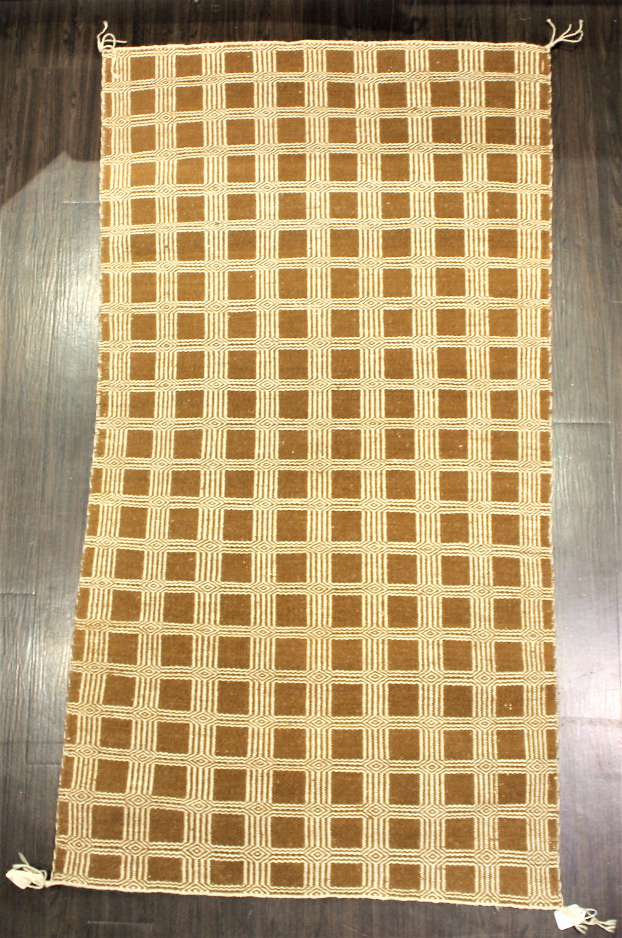 1970s Double Weave Two Sided Navajo Rug