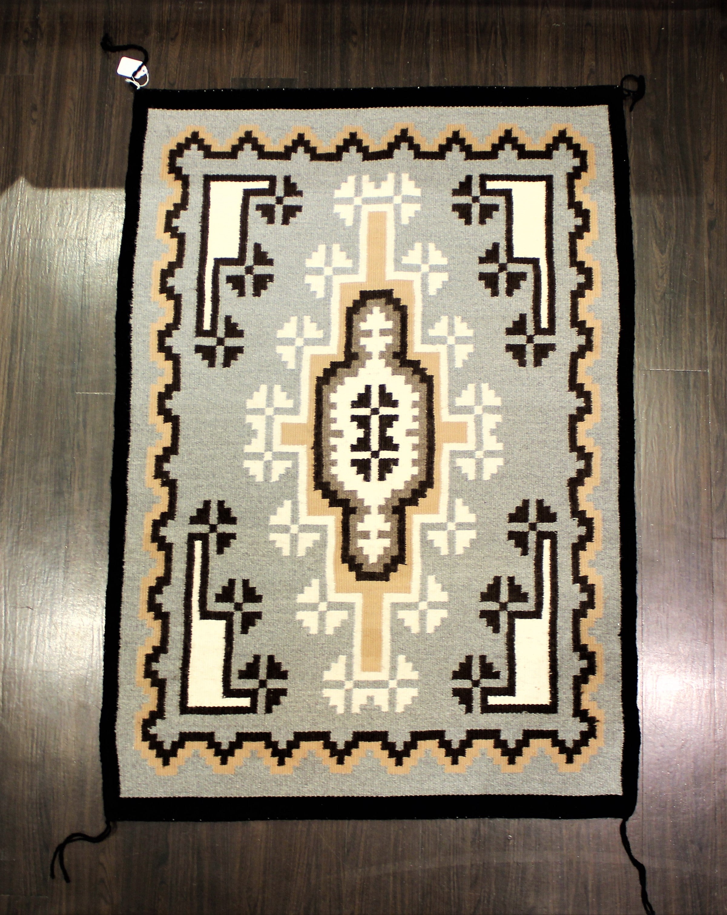 Two Grey Hills Navajo Rug
