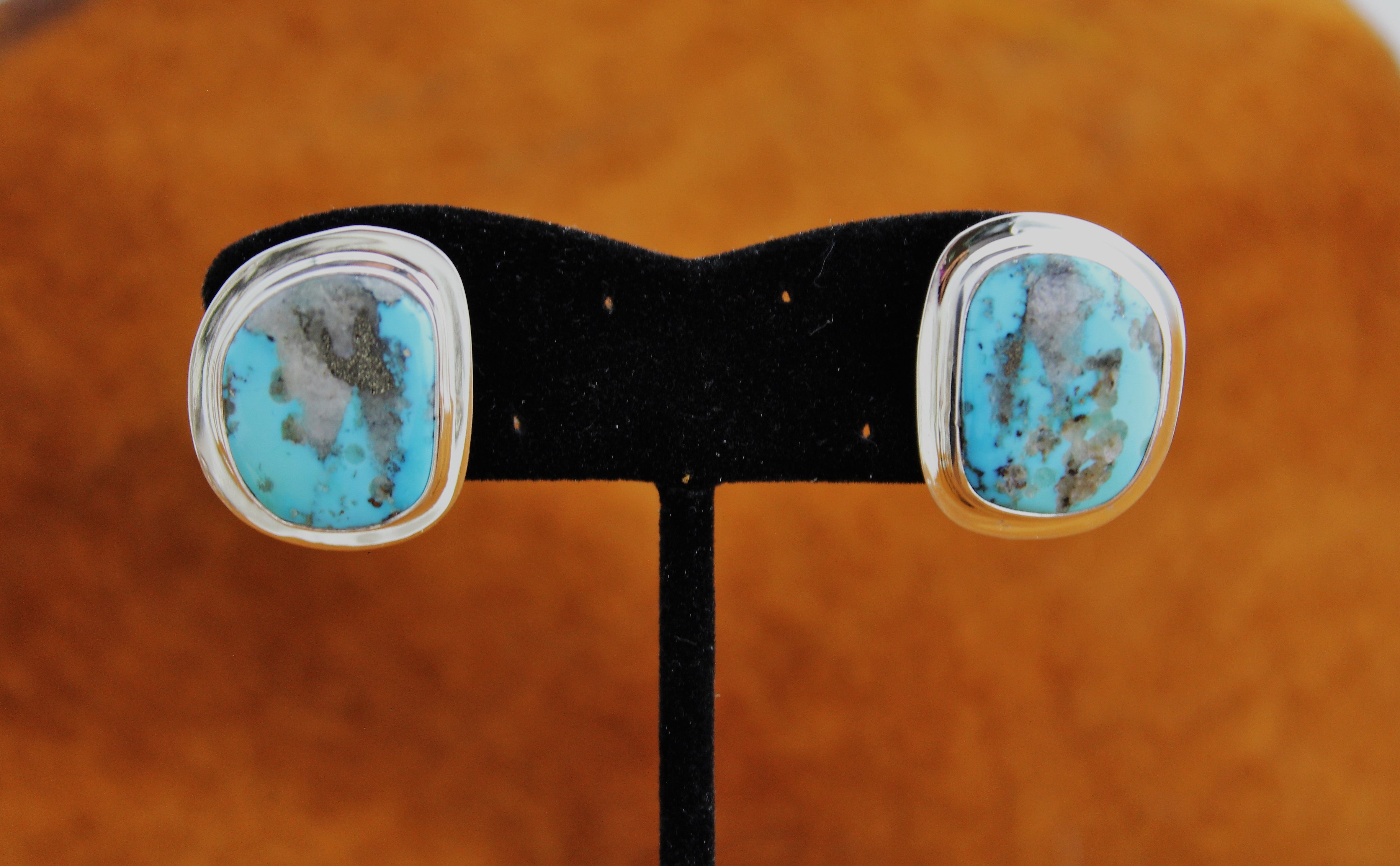 Tommy Jackson Turquoise Mountain Earrings