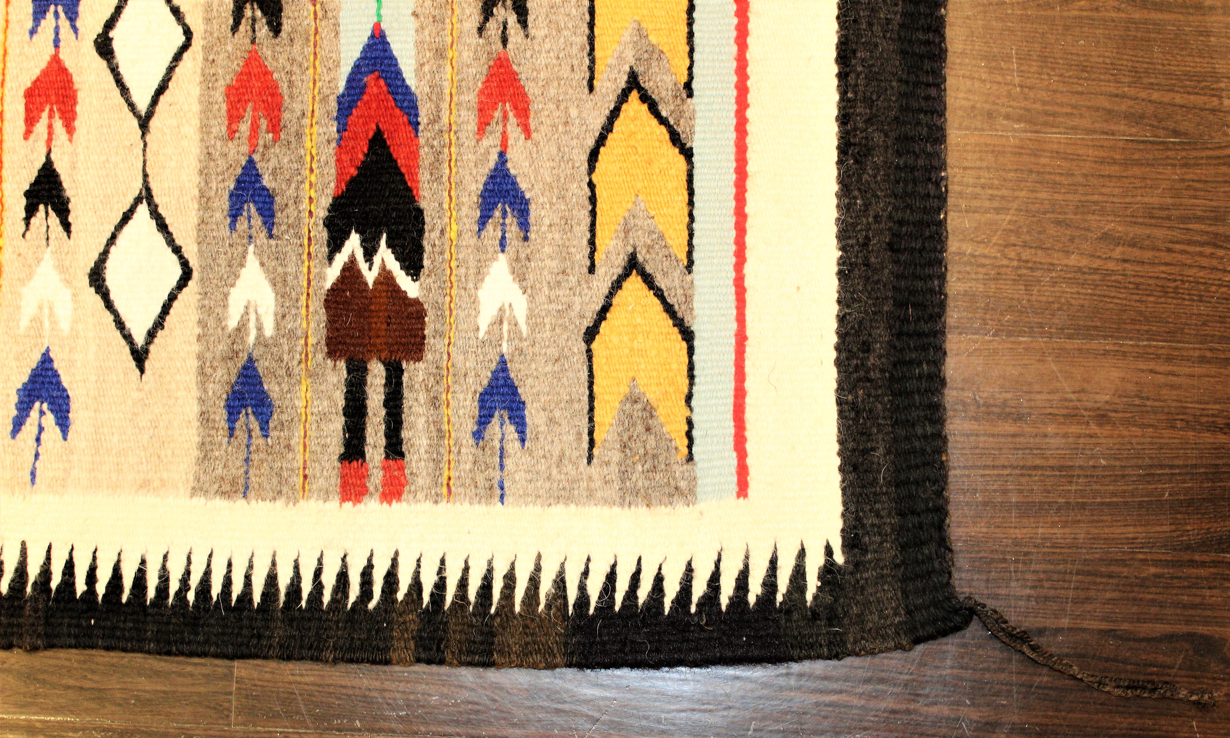 Yei Pattern Navajo Rug