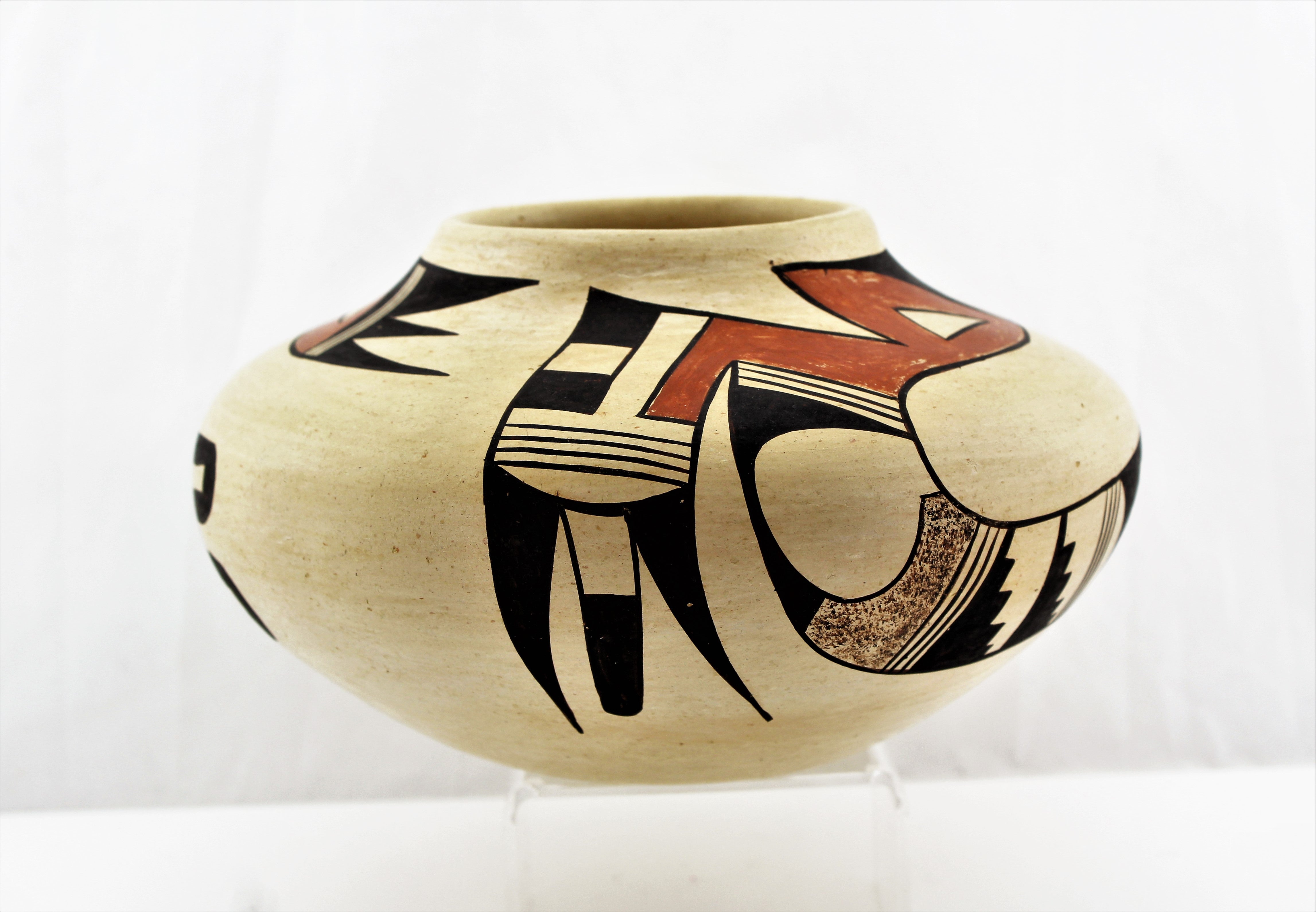 Evelyn Poolheco Hopi Tewa Pottery Bowl