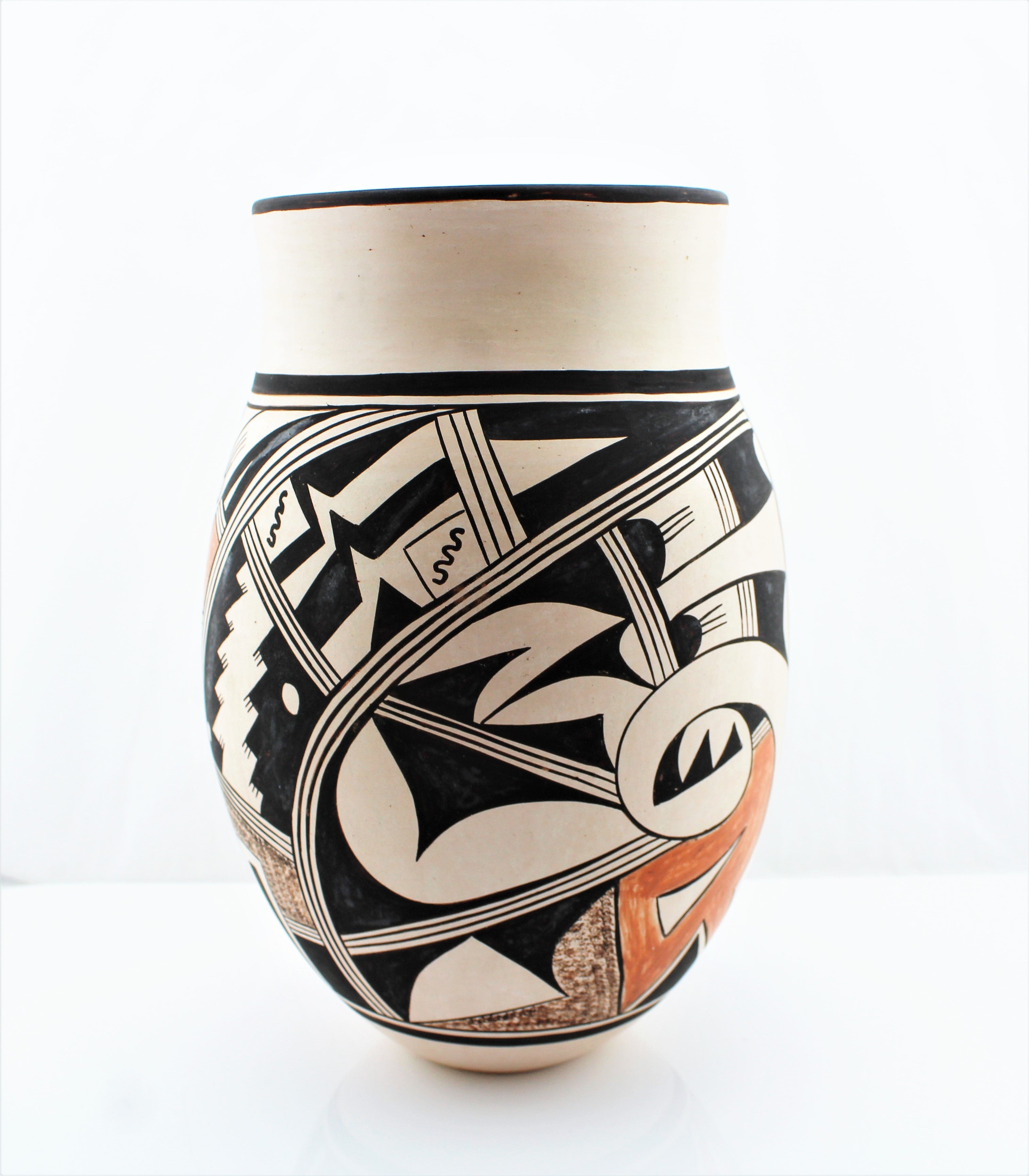Evelyn Poolheco Hopi Tewa Pottery Bowl
