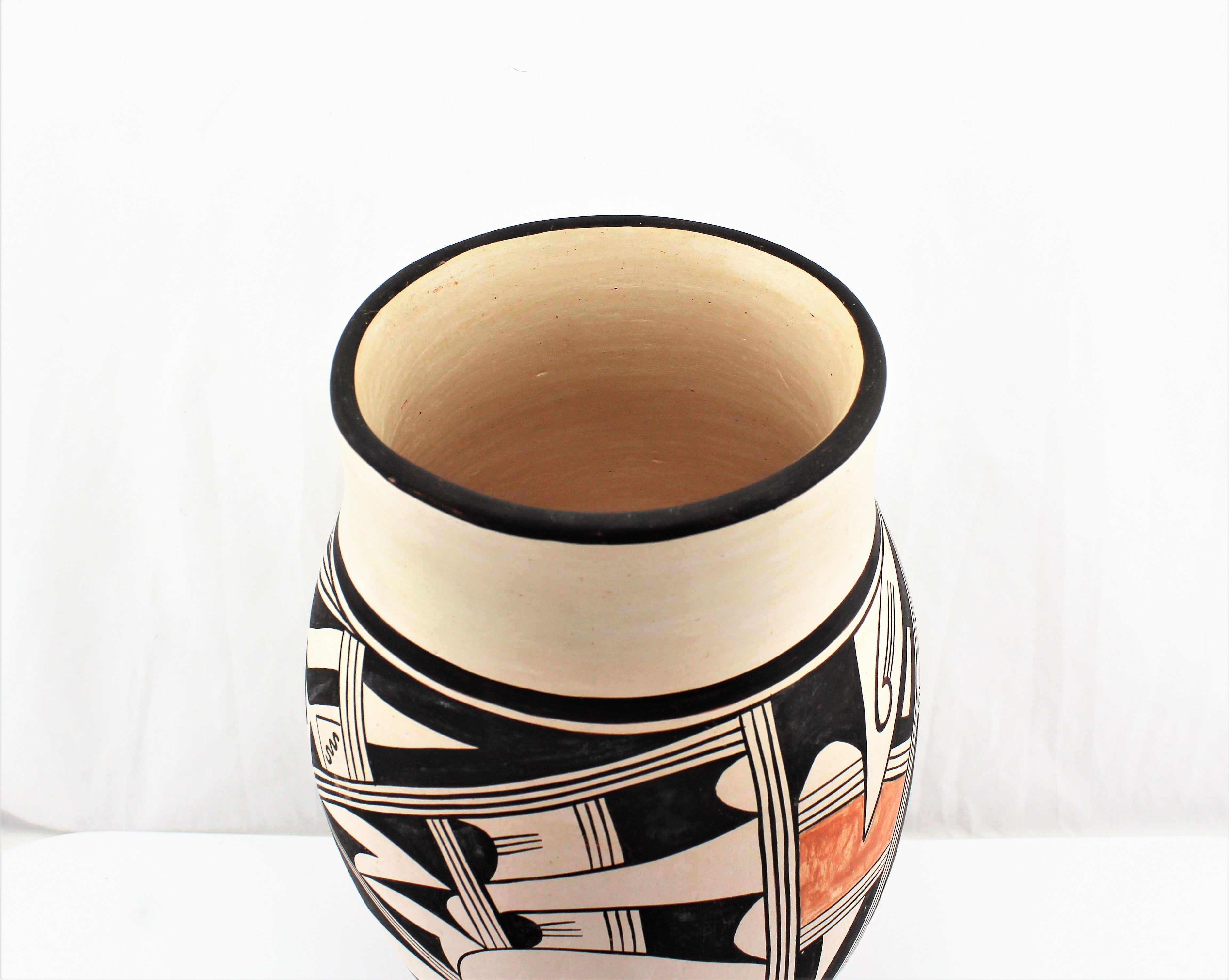 Evelyn Poolheco Hopi Tewa Pottery Bowl
