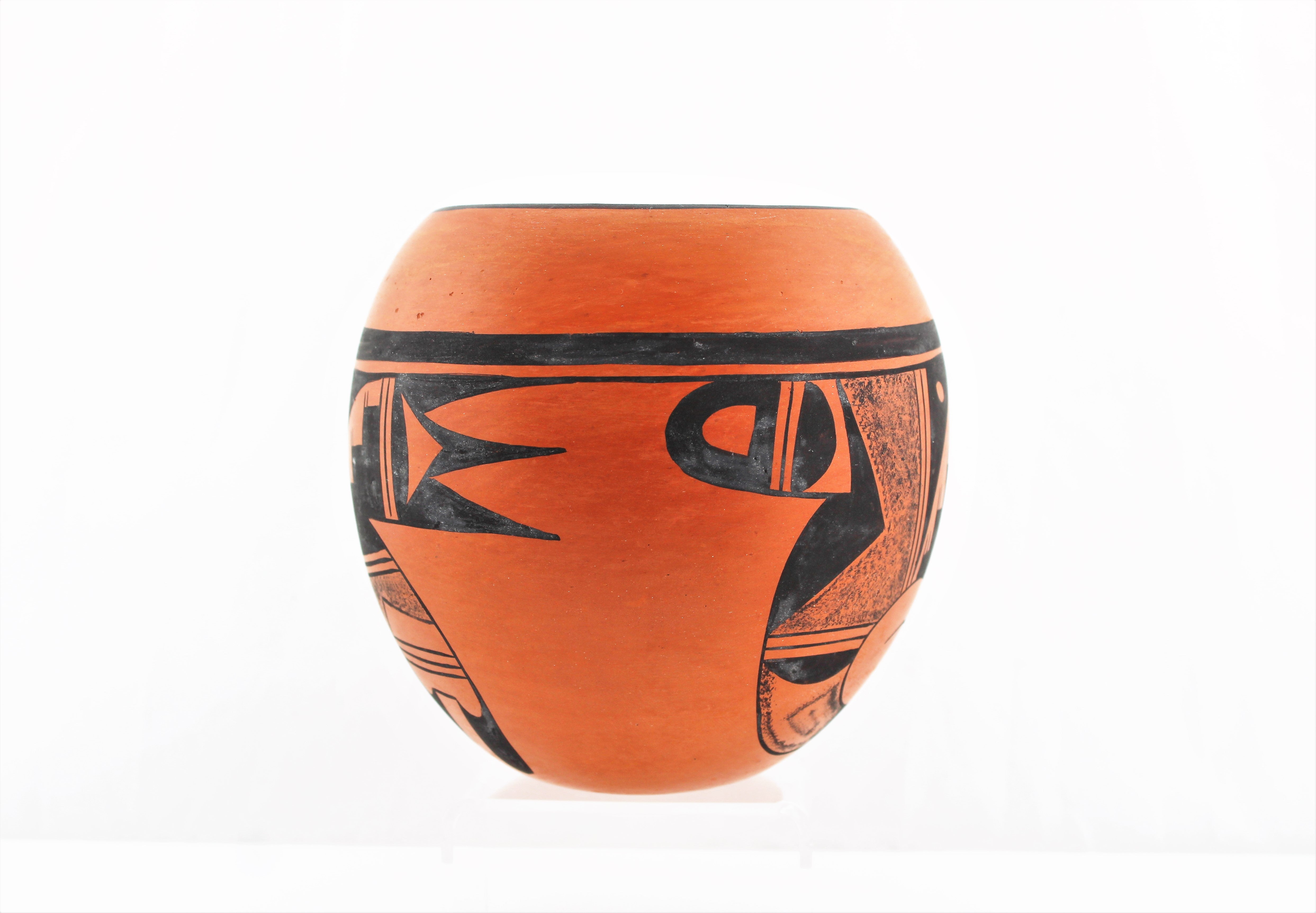 Evelyn Poolheco Hopi Tewa Pottery Bowl