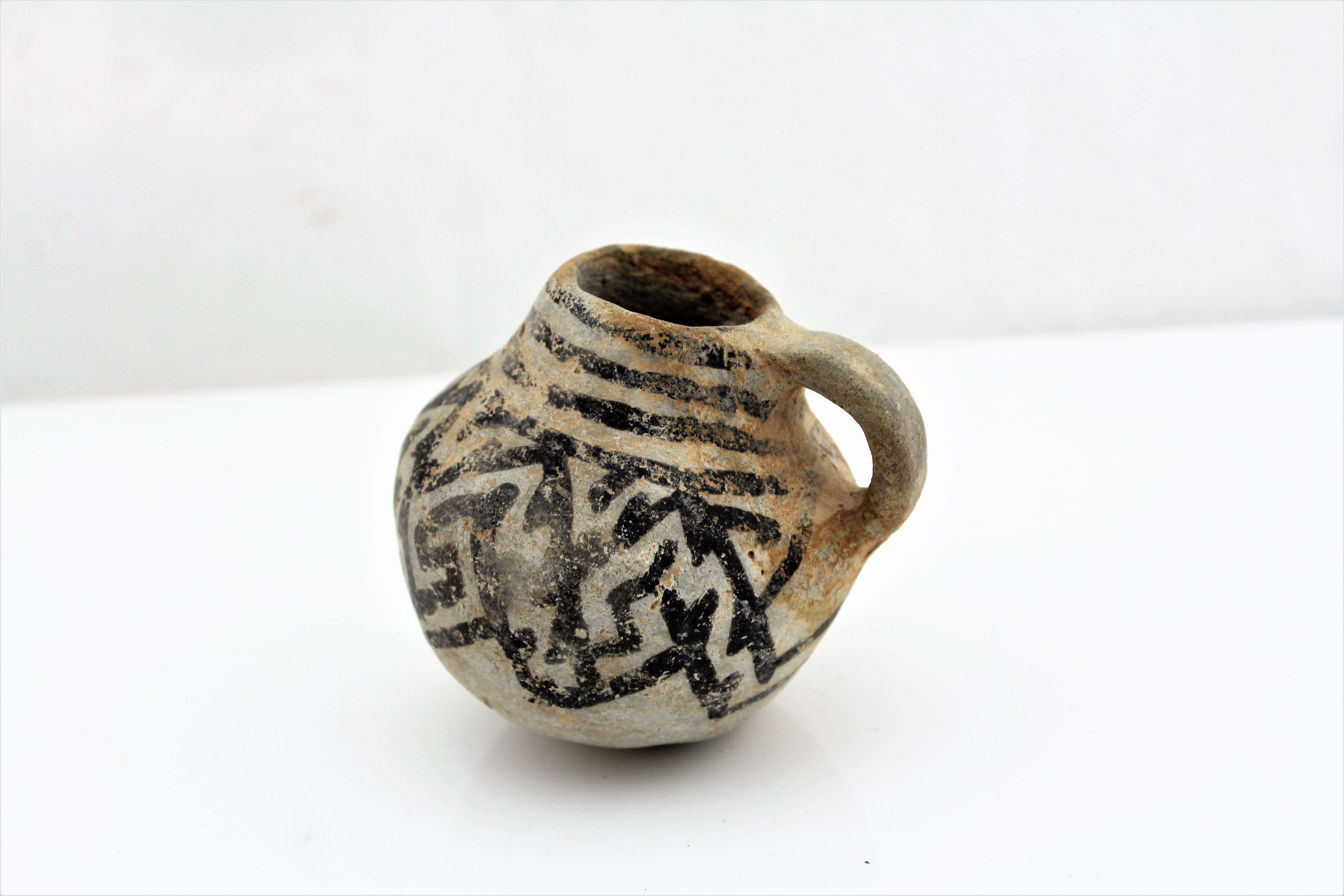 Miniature Pre-Historic Anasazi Pottery Cup