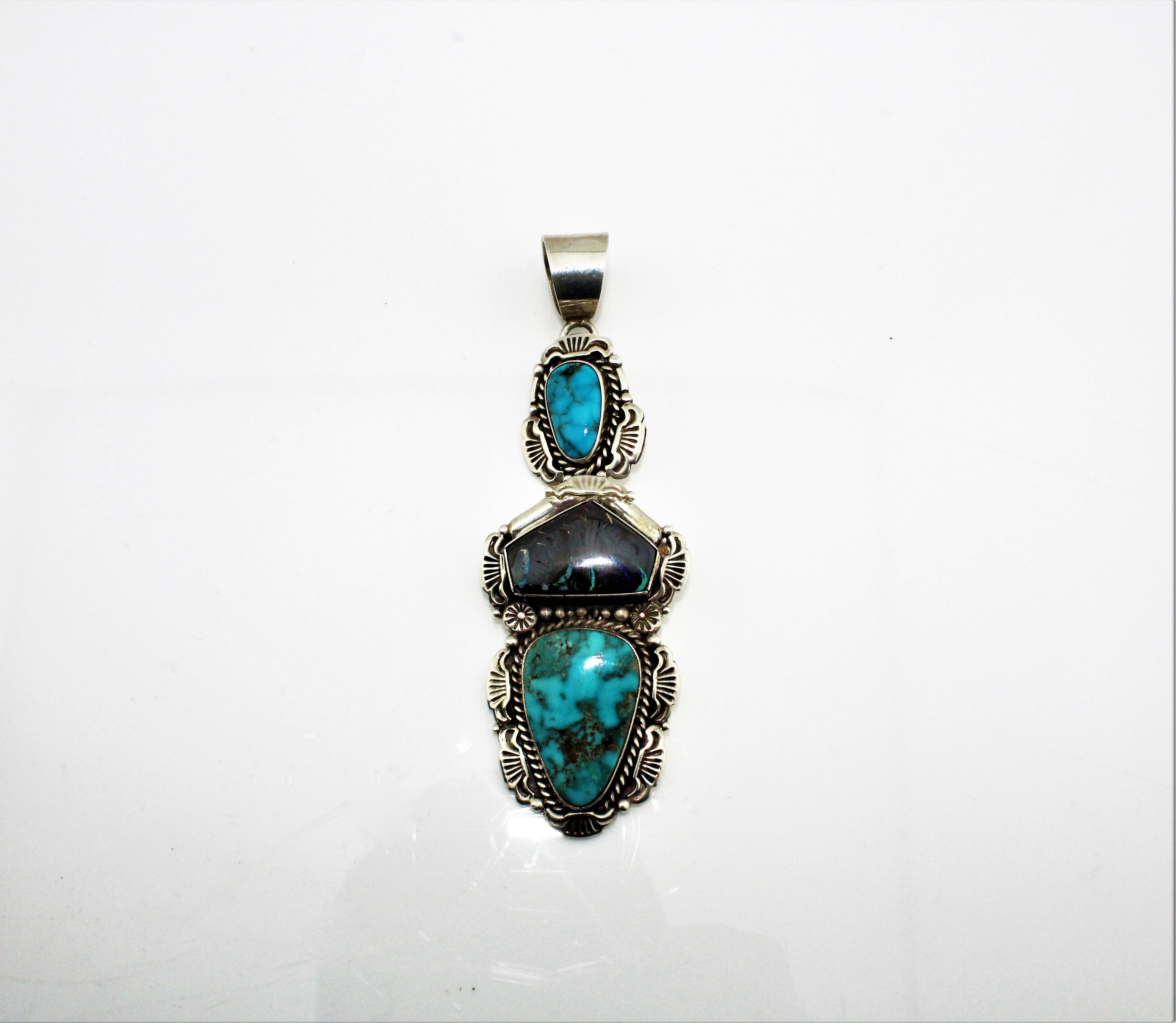 Ernie Northrup Hopi Sterling Silver Pendant