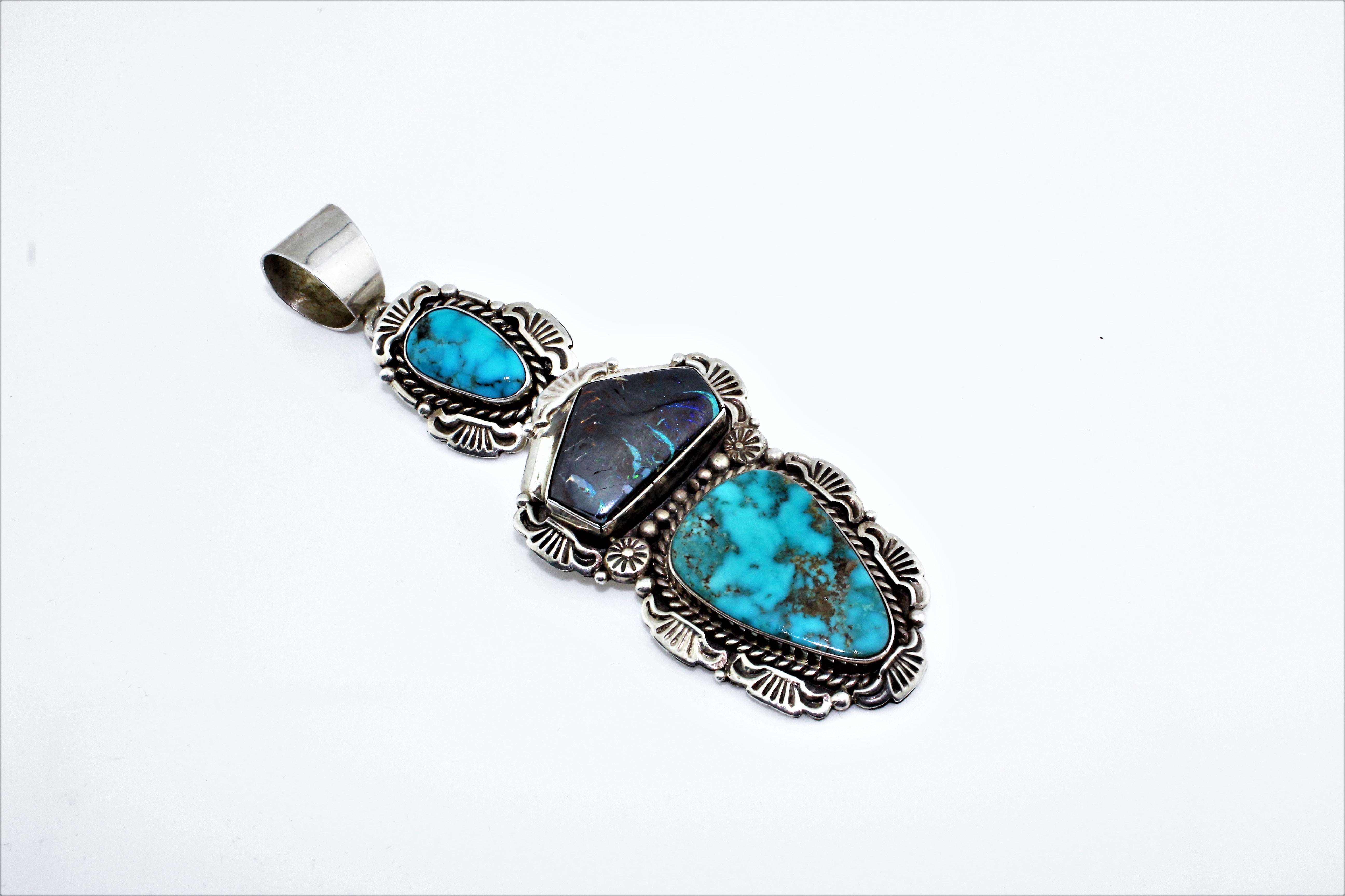 Ernie Northrup Hopi Sterling Silver Pendant