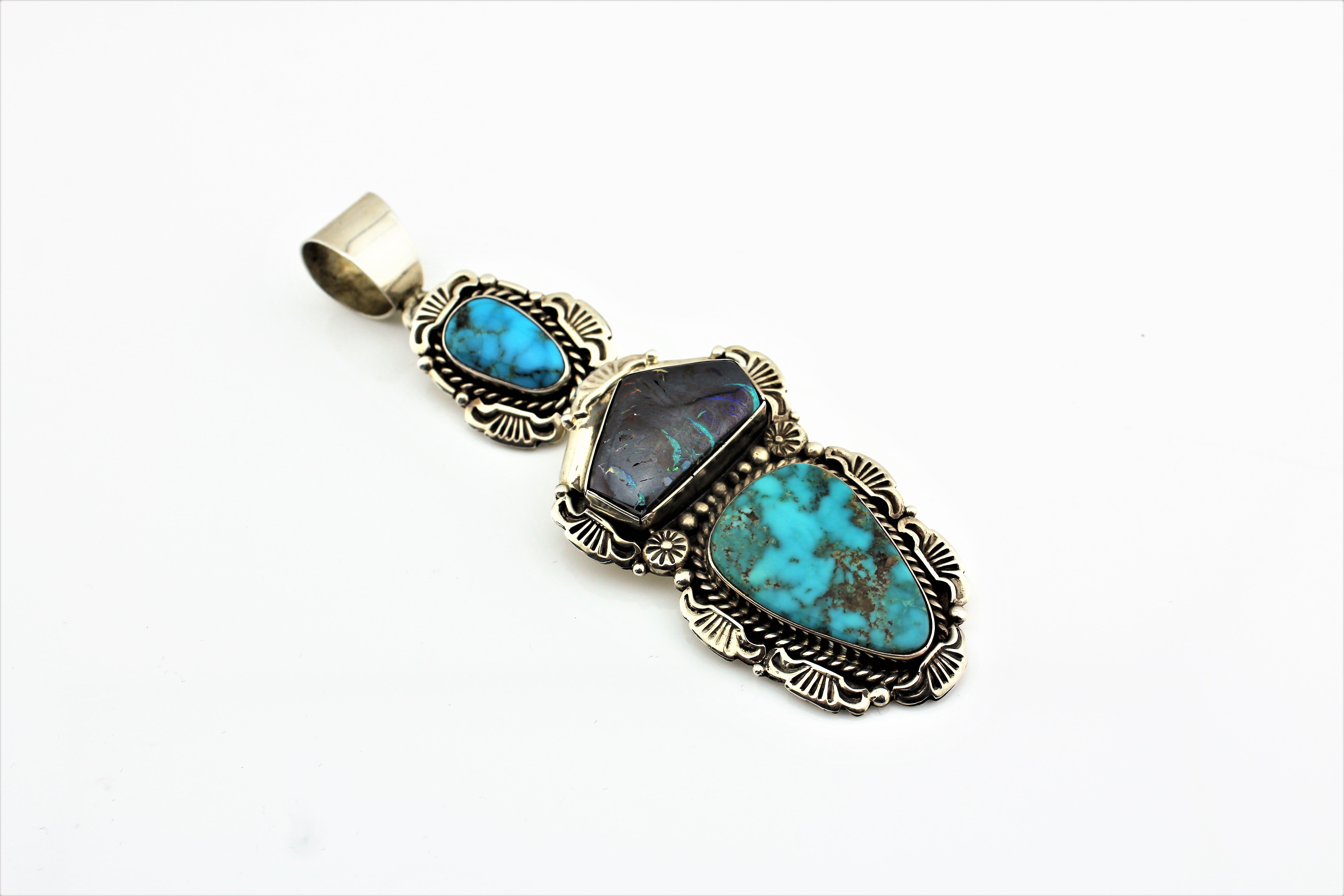 Ernie Northrup Hopi Sterling Silver Pendant