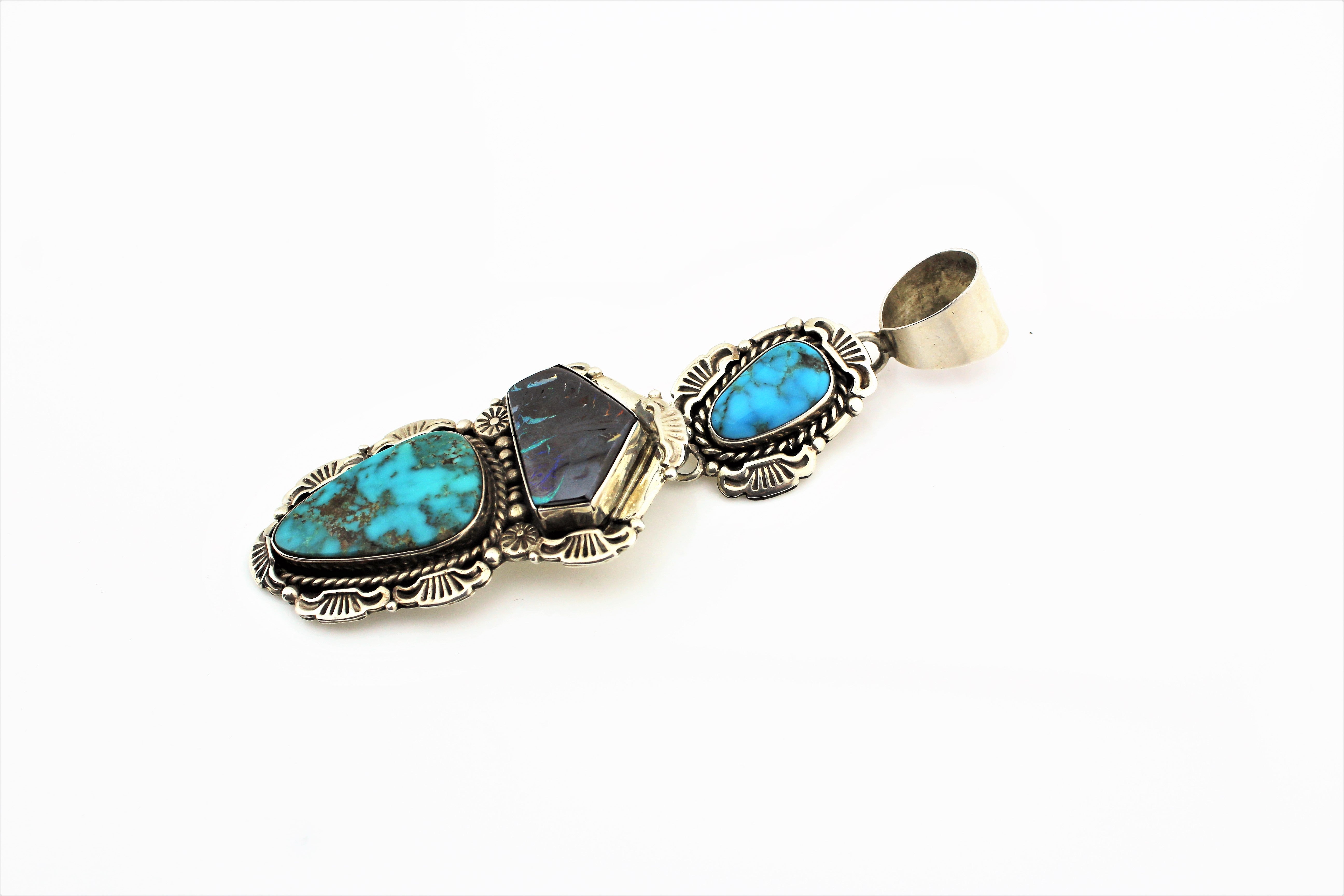 Ernie Northrup Hopi Sterling Silver Pendant