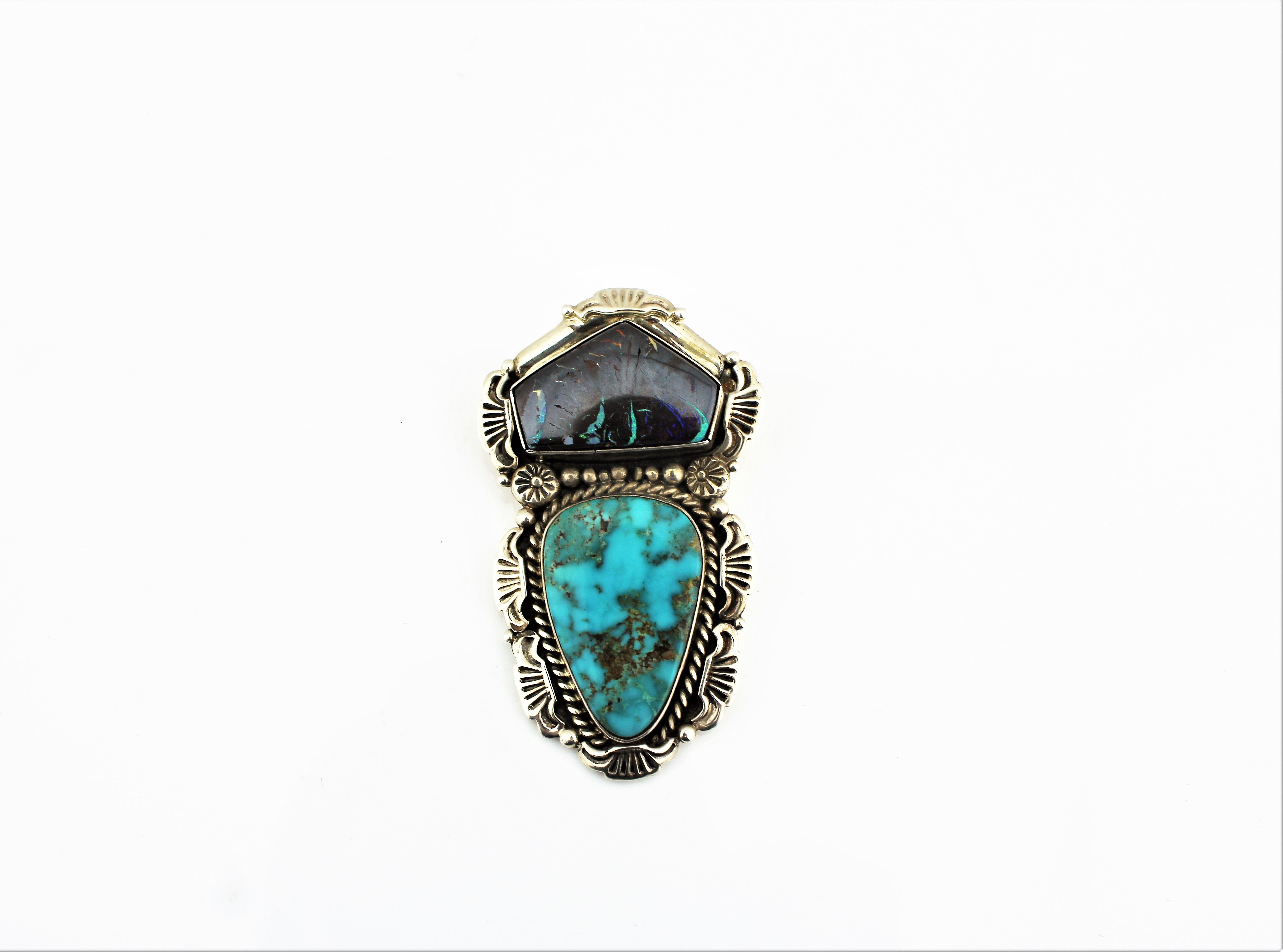 Ernie Northrup Hopi Sterling Silver Pendant