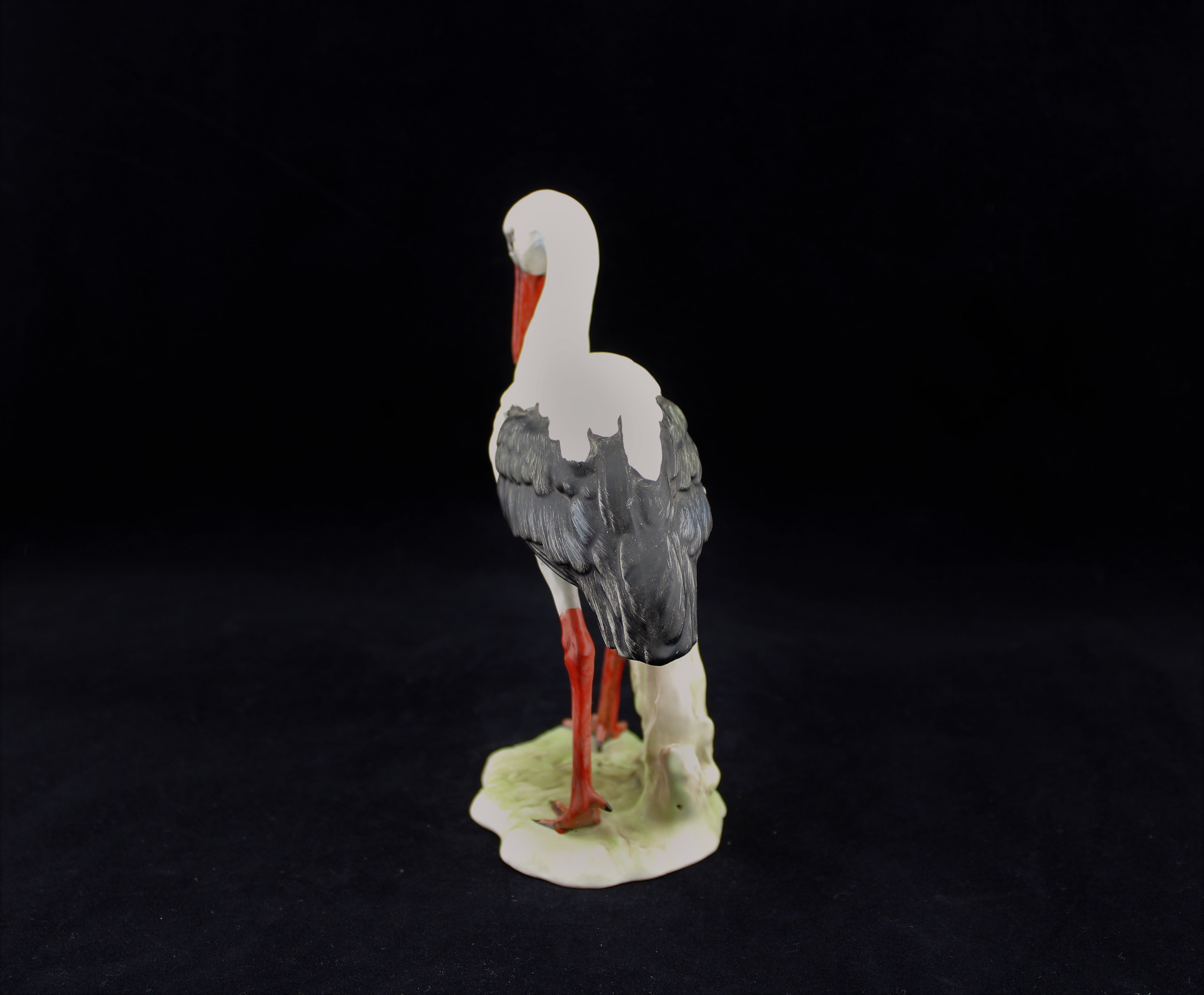 Goebel Bisque Porcelain White Stork