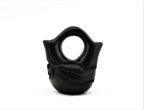 Clarissa Tafoya Miniature Santa Clara Avanyu Wedding Vase