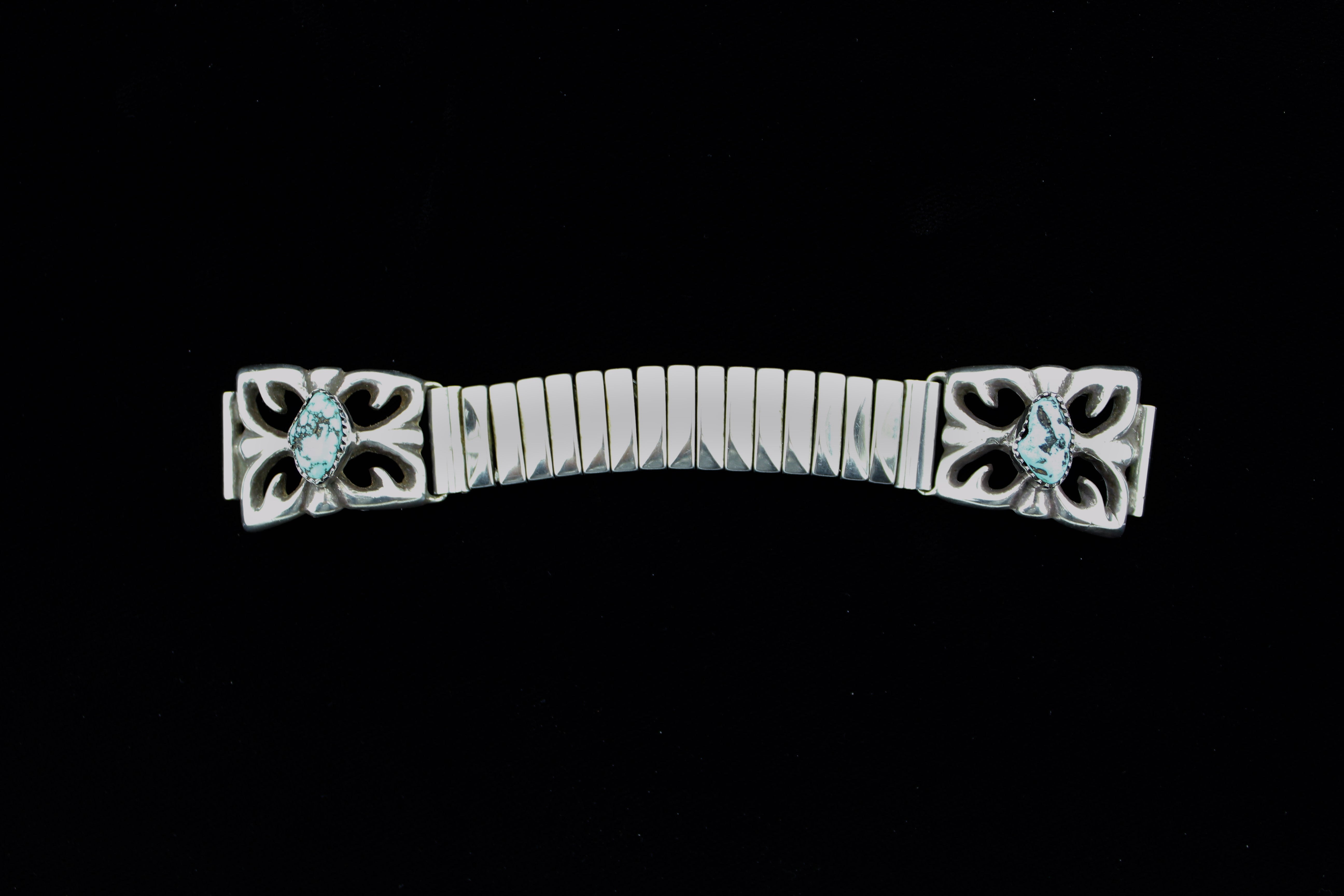 Sandcast Silver Watch Tips and Band