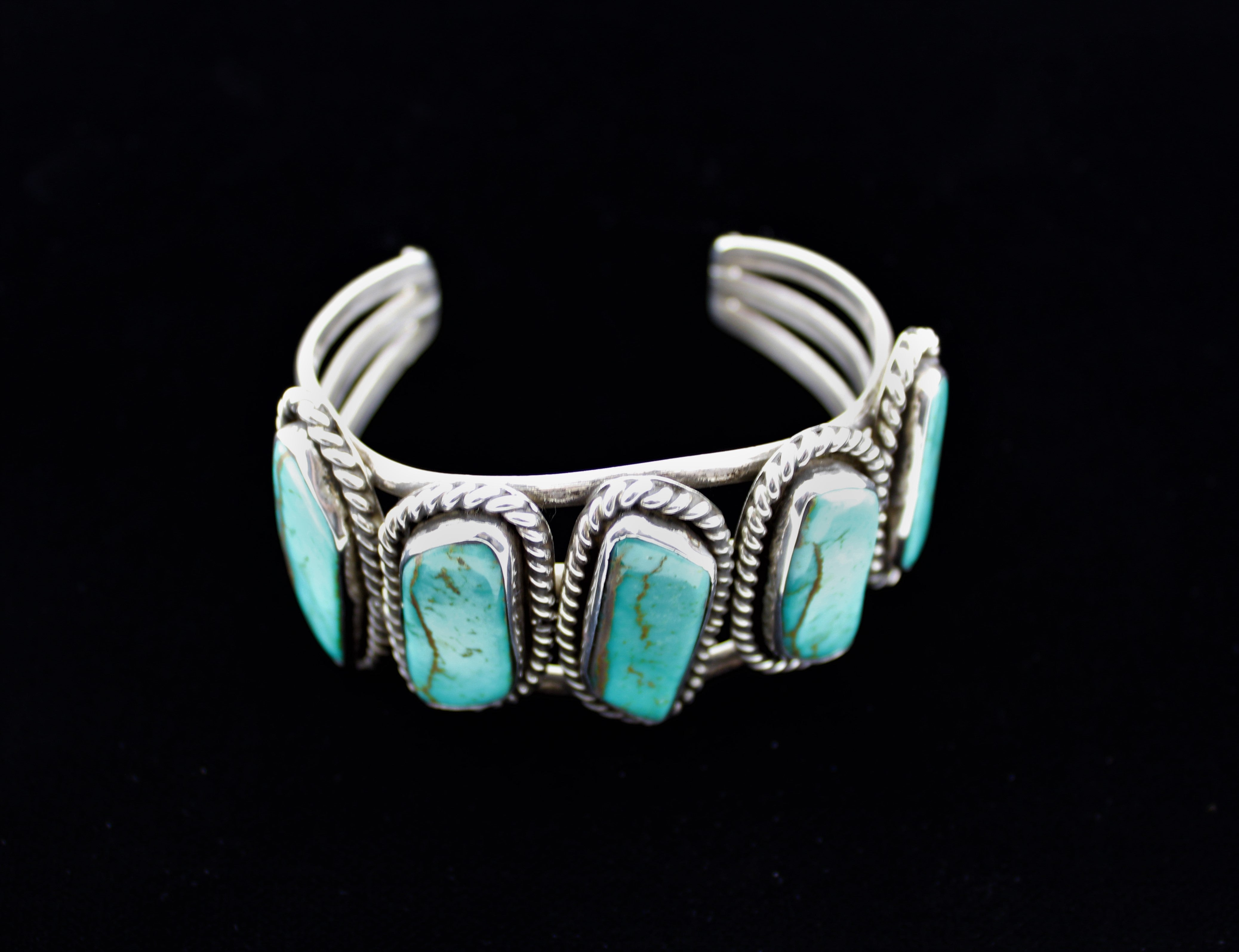 Sterling Silver and Turquoise Bracelet