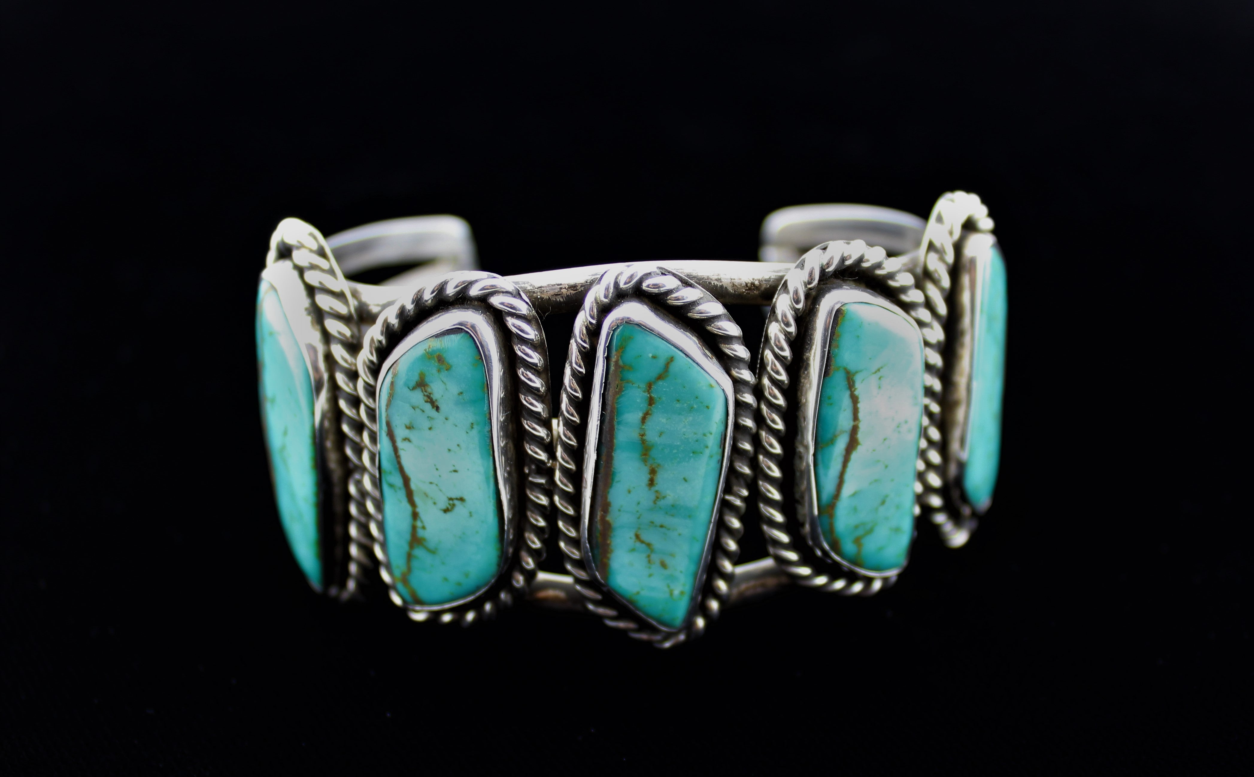 Sterling Silver and Turquoise Bracelet