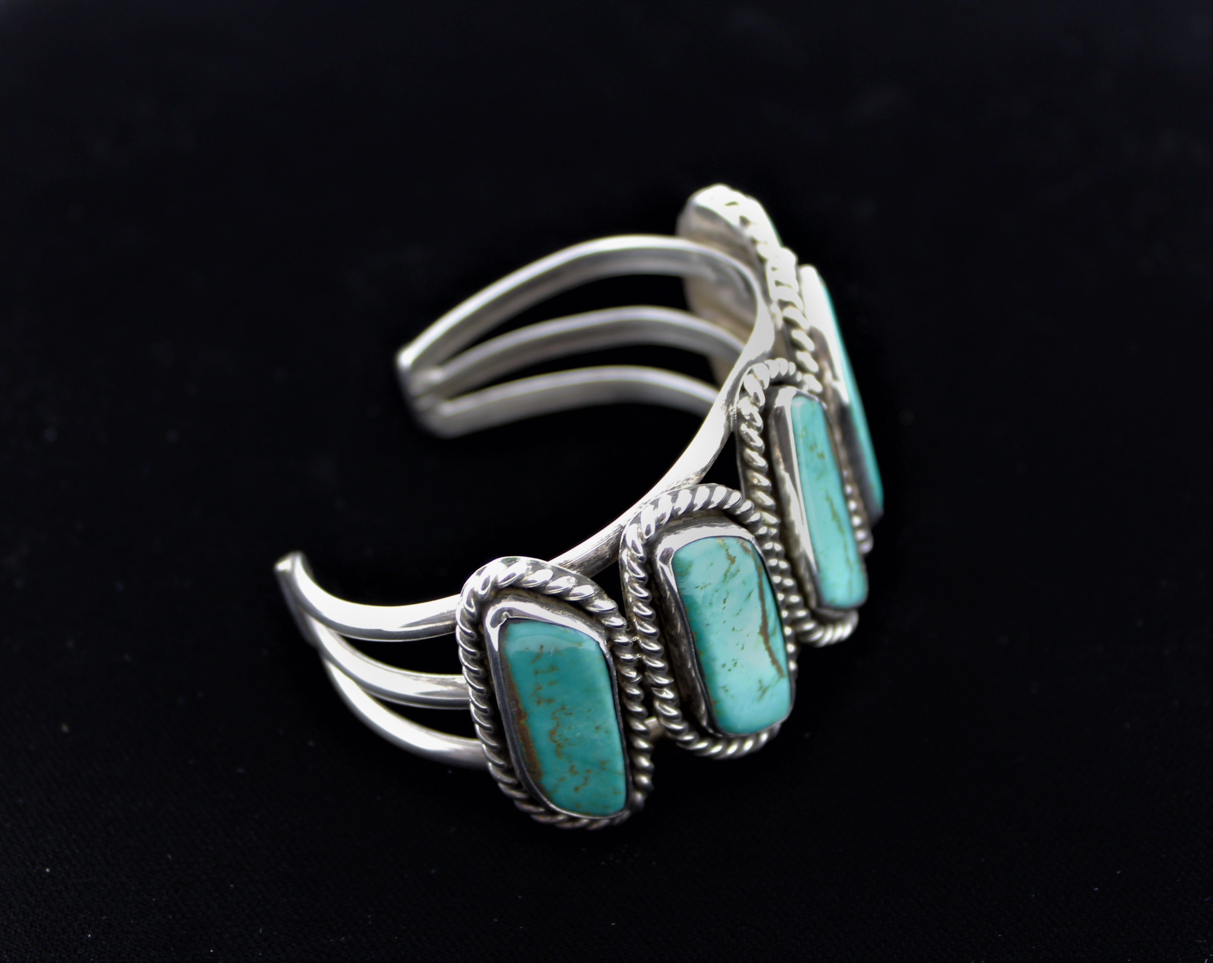 Sterling Silver and Turquoise Bracelet