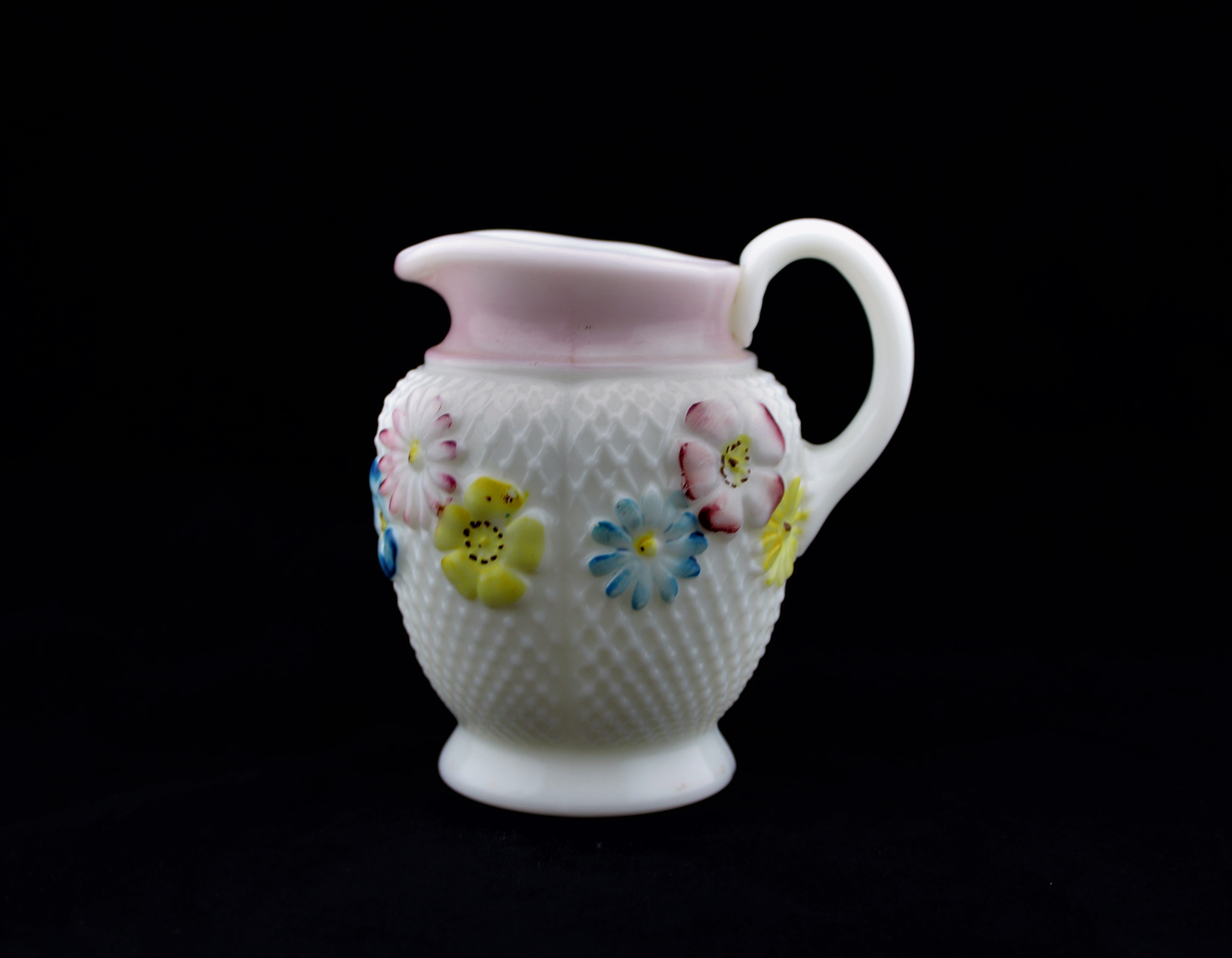 Consolidated Glass Creamer and Sugar Bowl Pair
