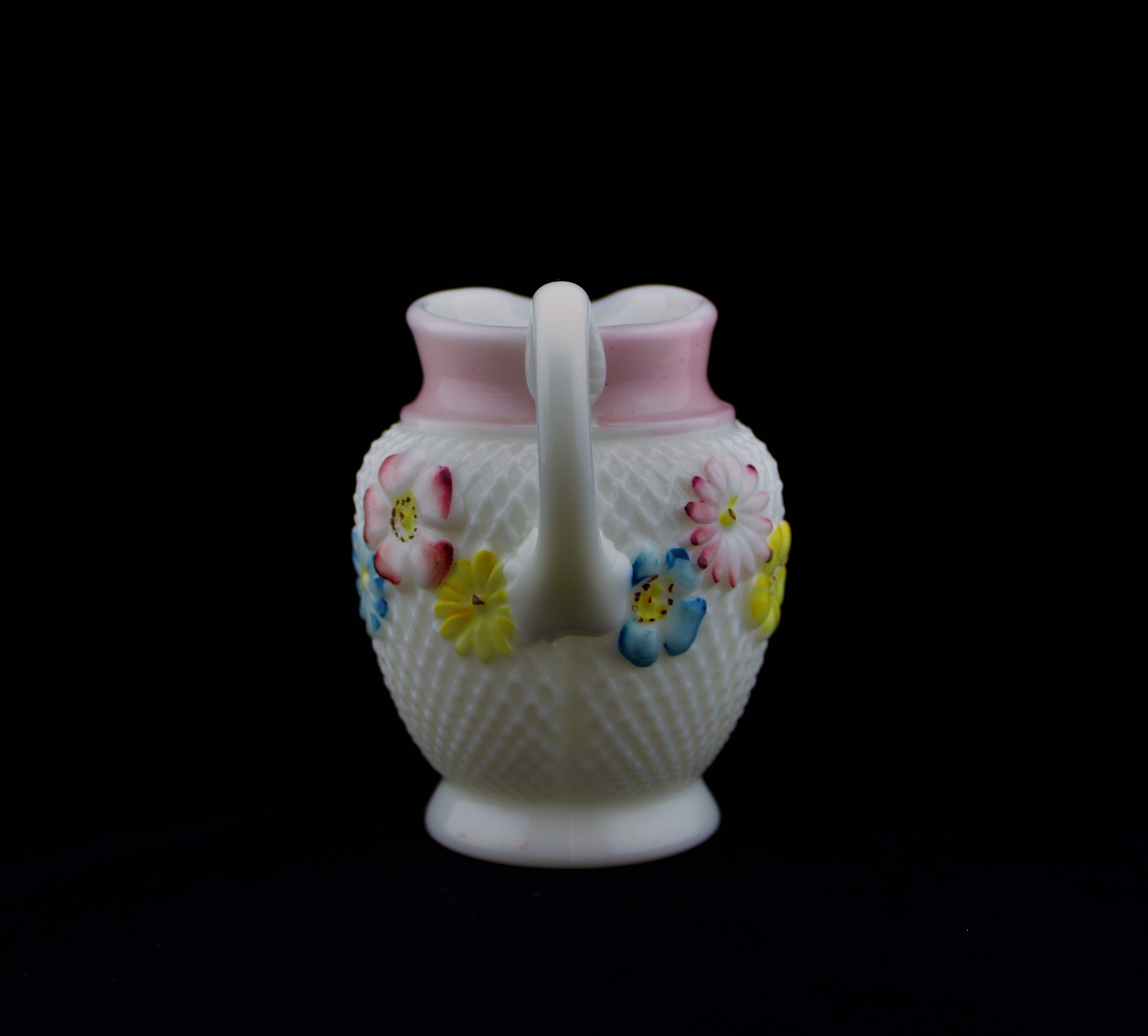 Consolidated Glass Creamer and Sugar Bowl Pair