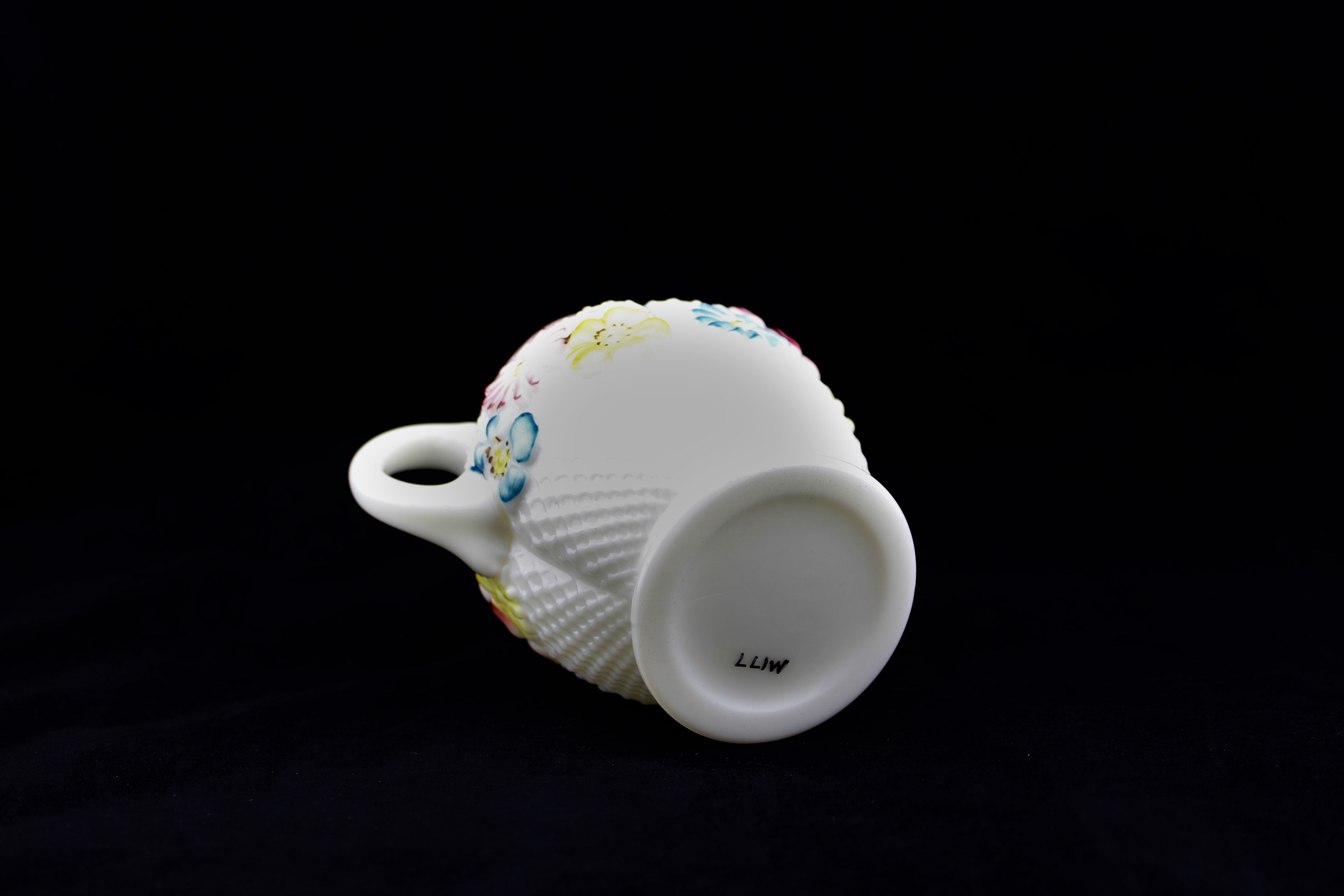 Consolidated Glass Creamer and Sugar Bowl Pair