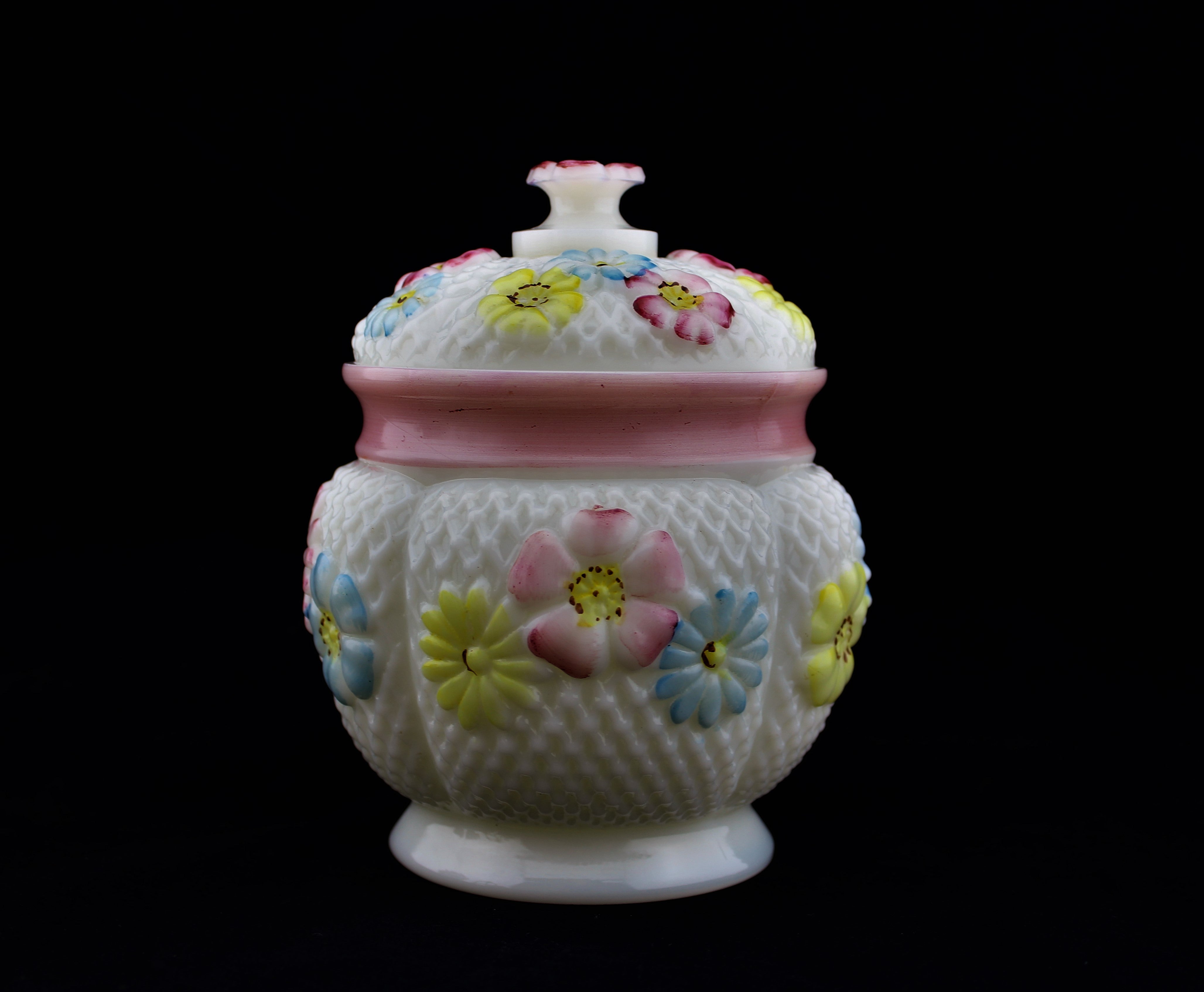 Consolidated Glass Creamer and Sugar Bowl Pair