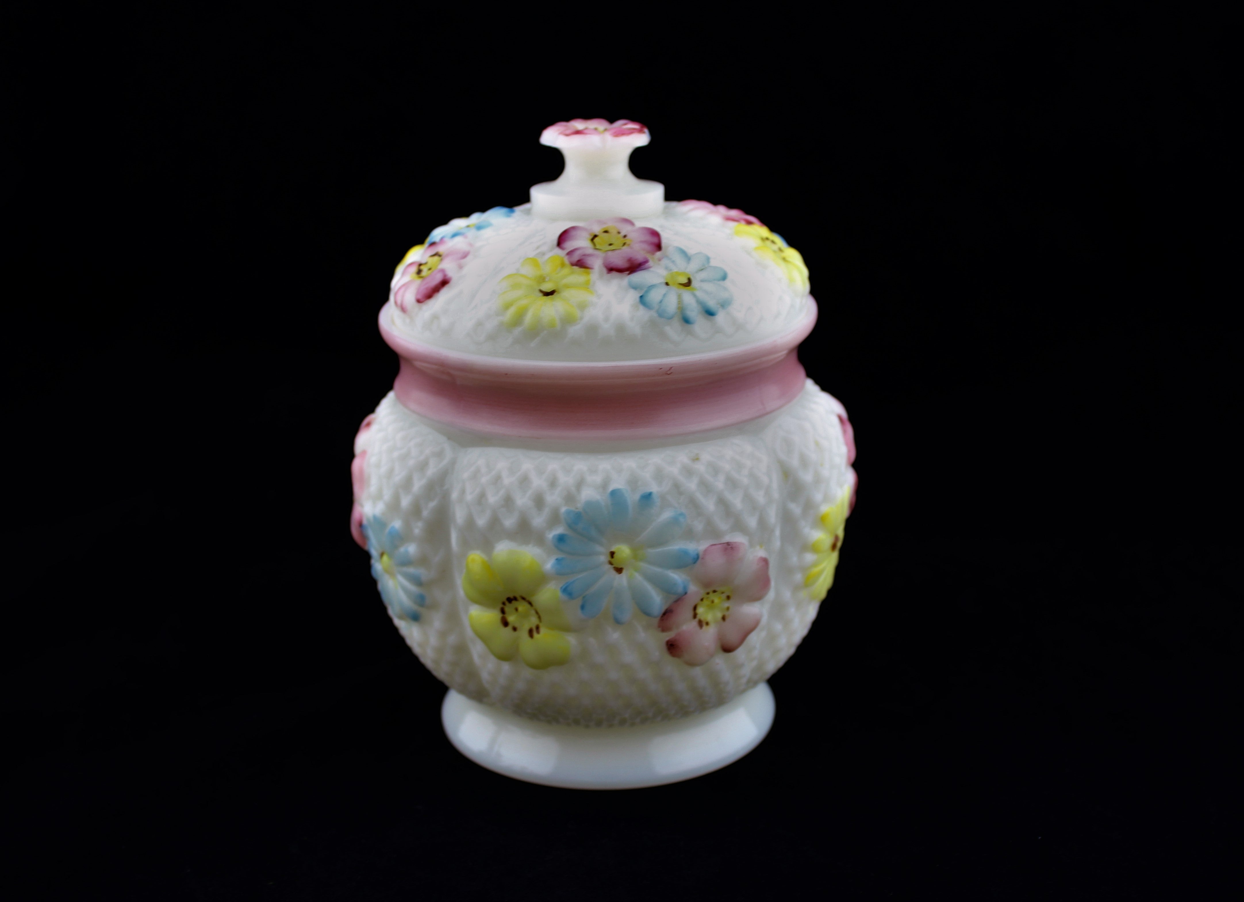 Consolidated Glass Creamer and Sugar Bowl Pair