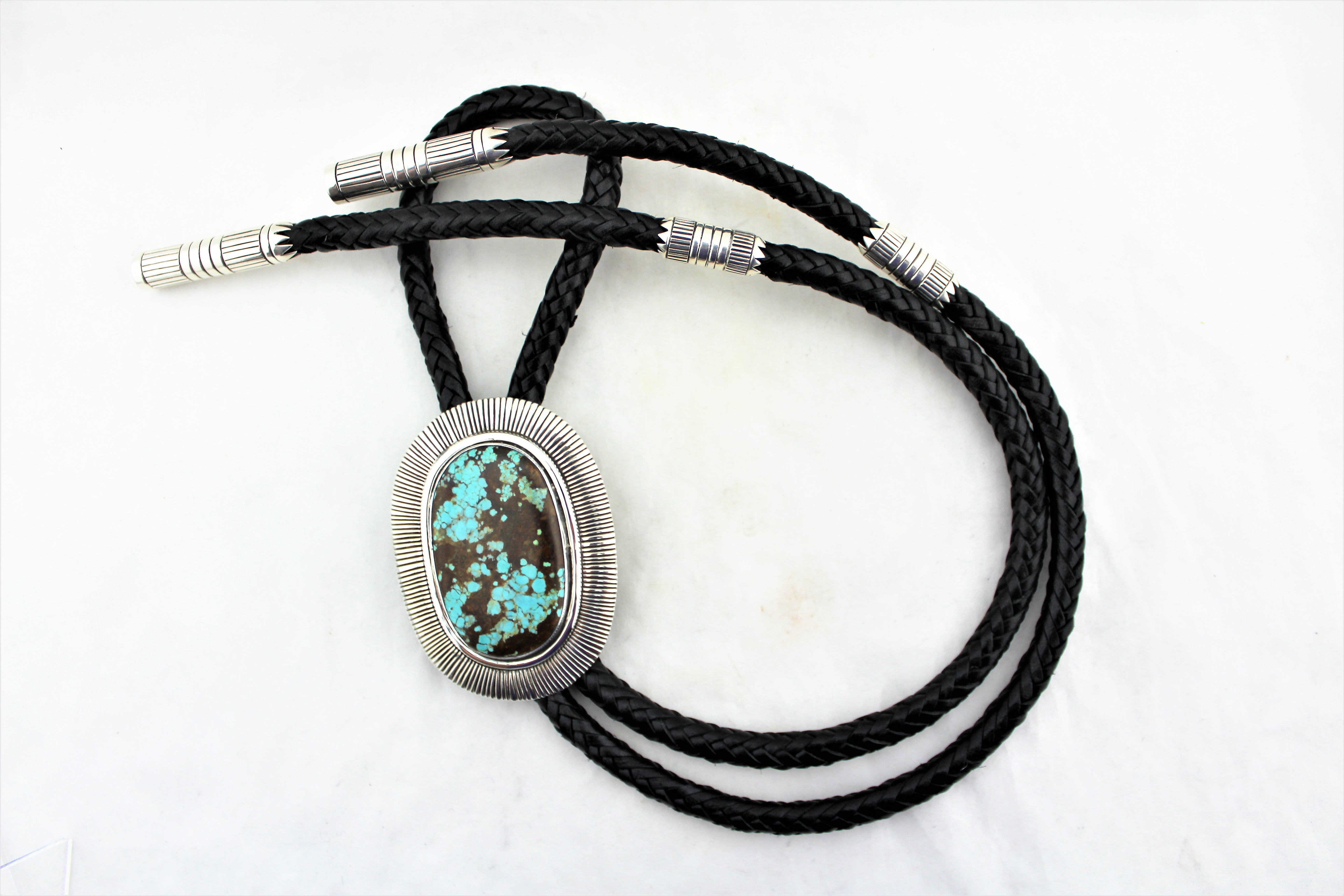 Gilbert Thomas Sterling Silver Bolo Tie