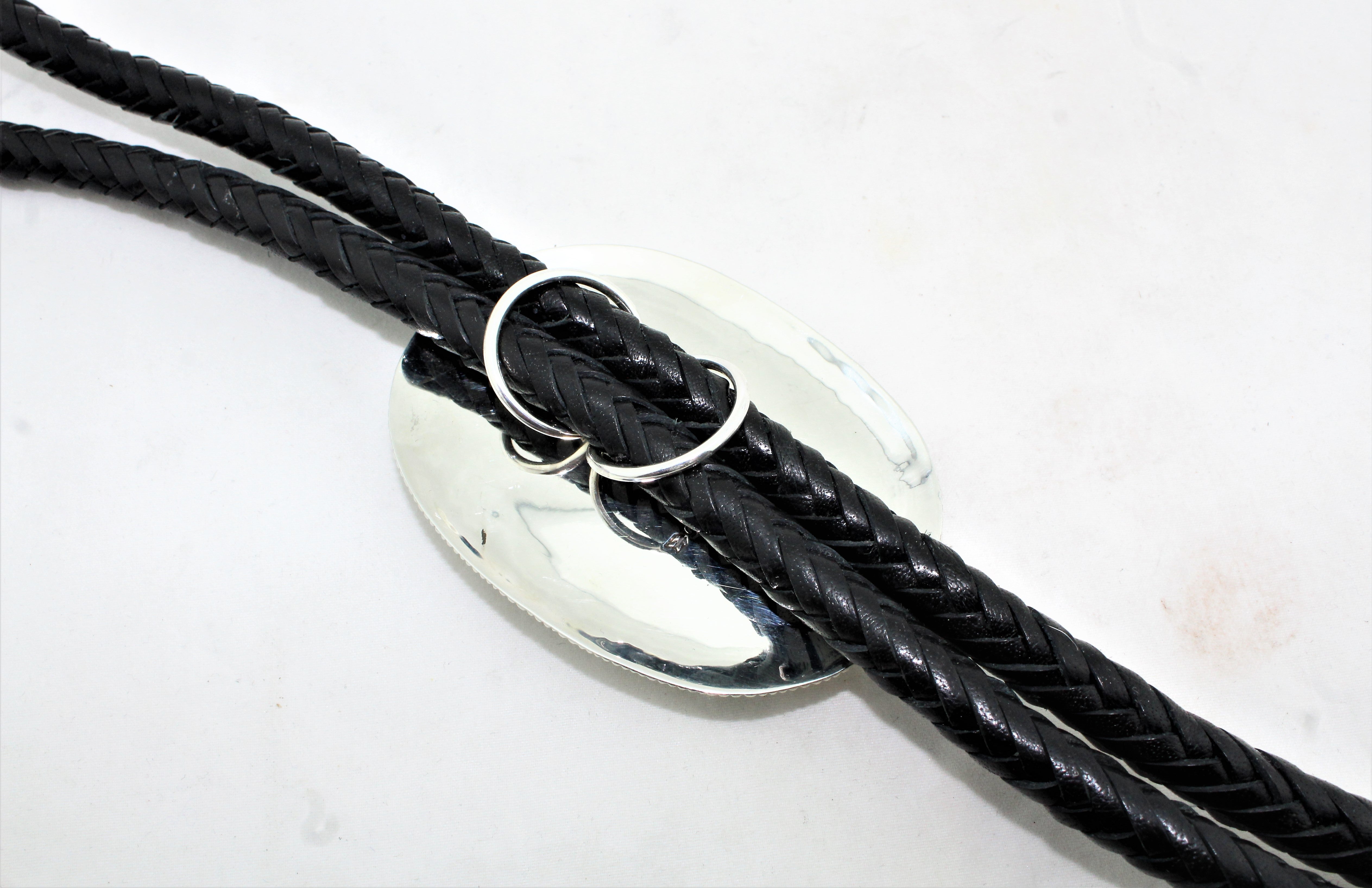 Gilbert Thomas Sterling Silver Bolo Tie
