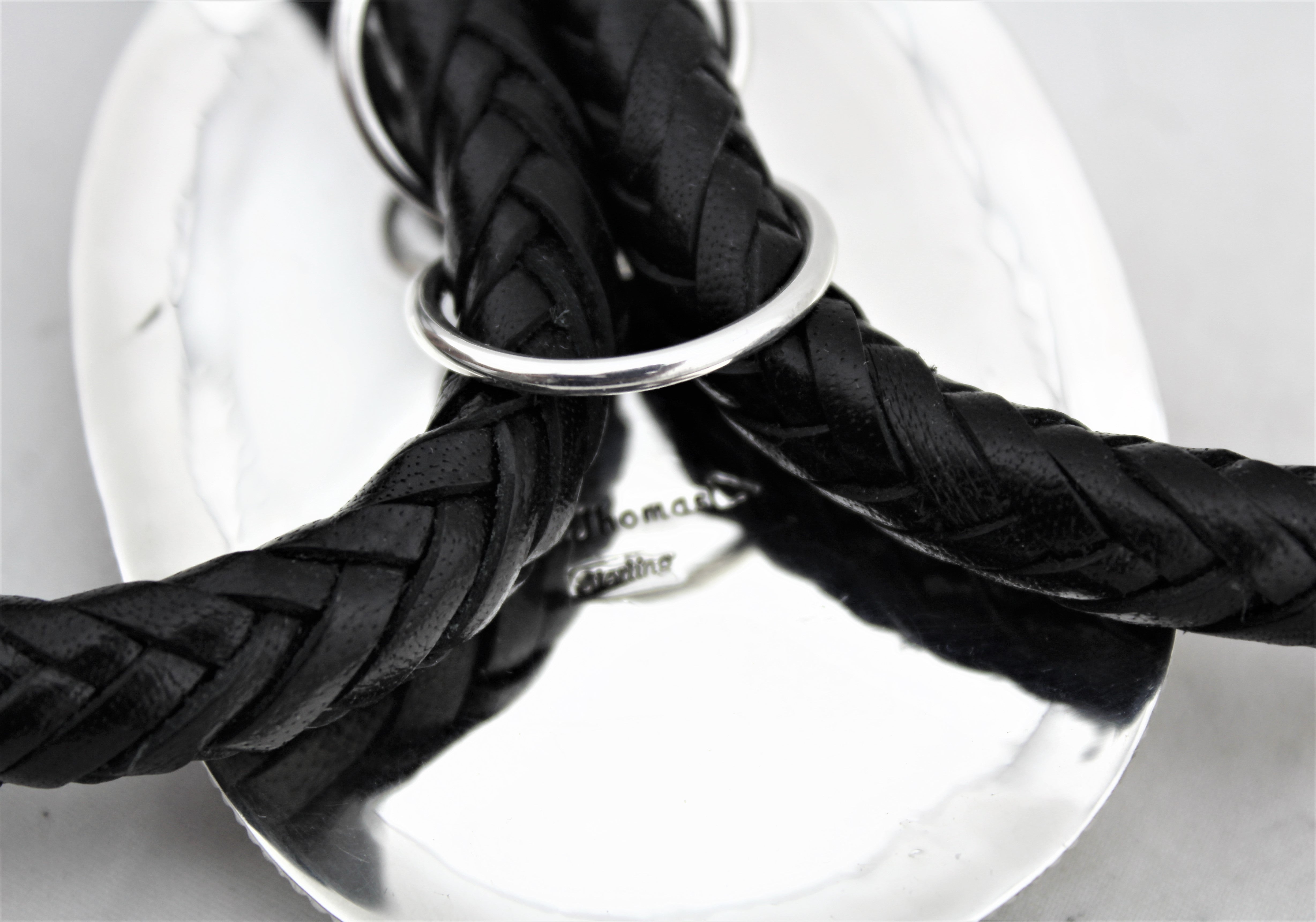 Gilbert Thomas Sterling Silver Bolo Tie