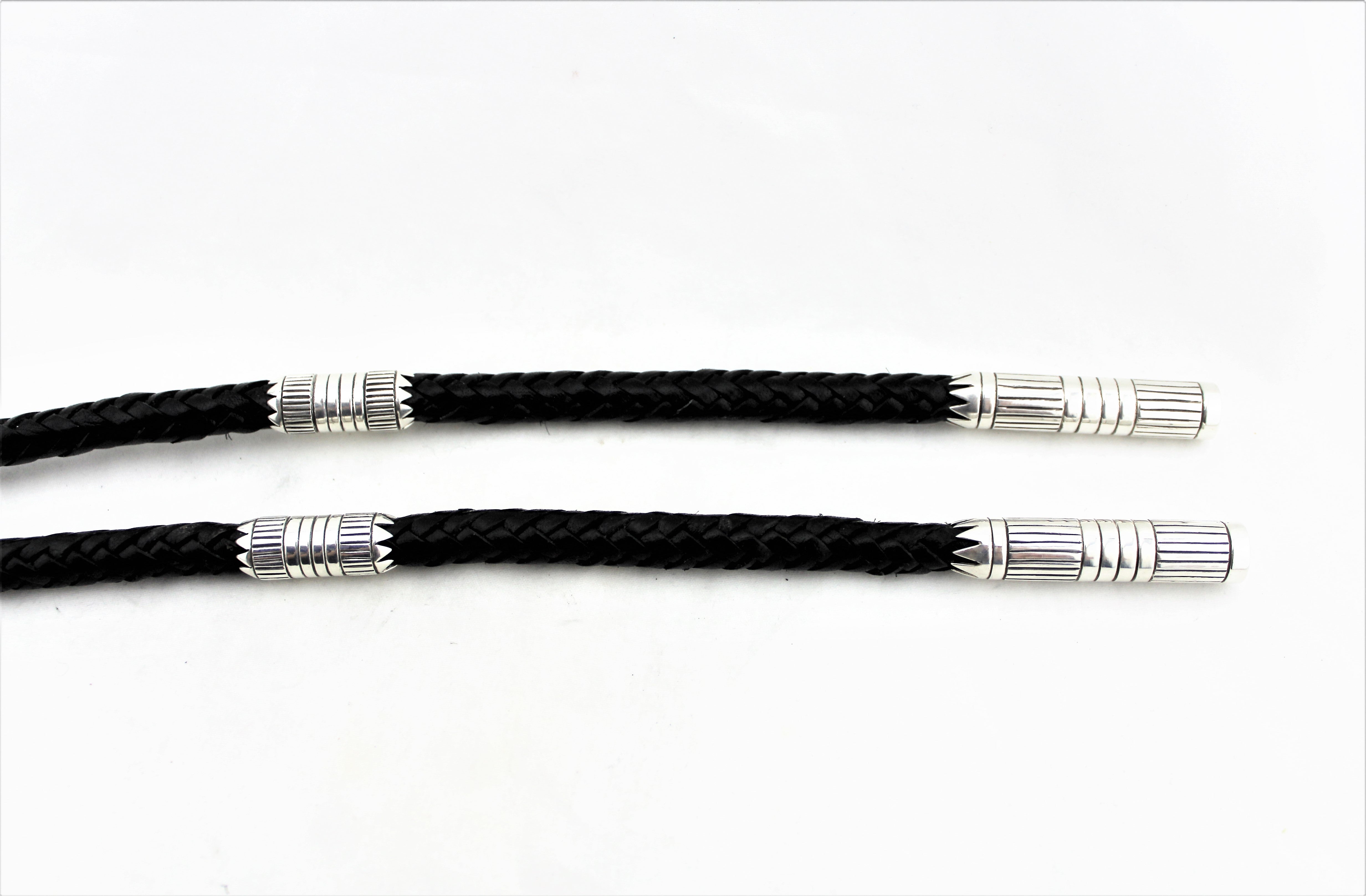 Gilbert Thomas Sterling Silver Bolo Tie