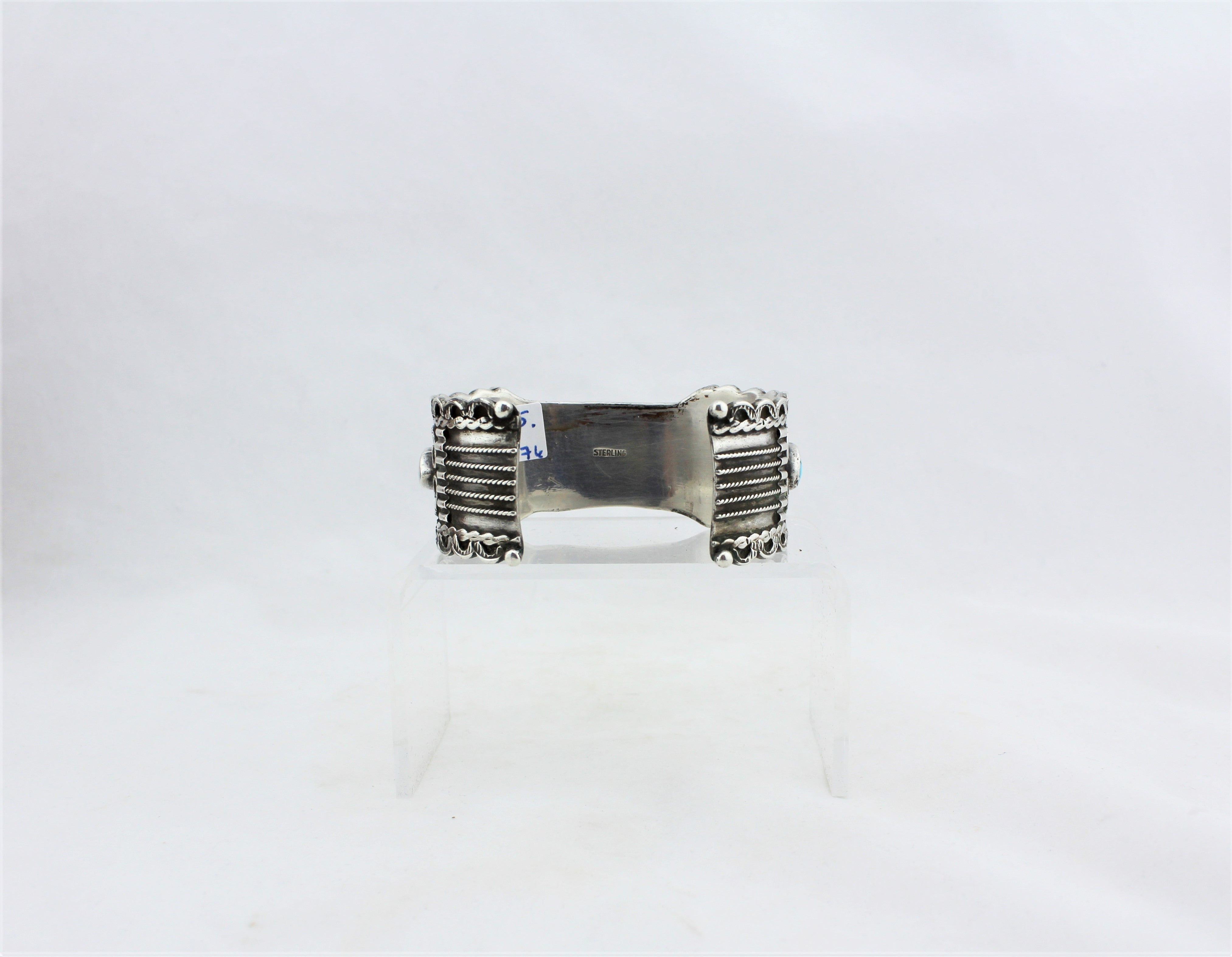 Sterling Silver and Turquoise Watch Cuff