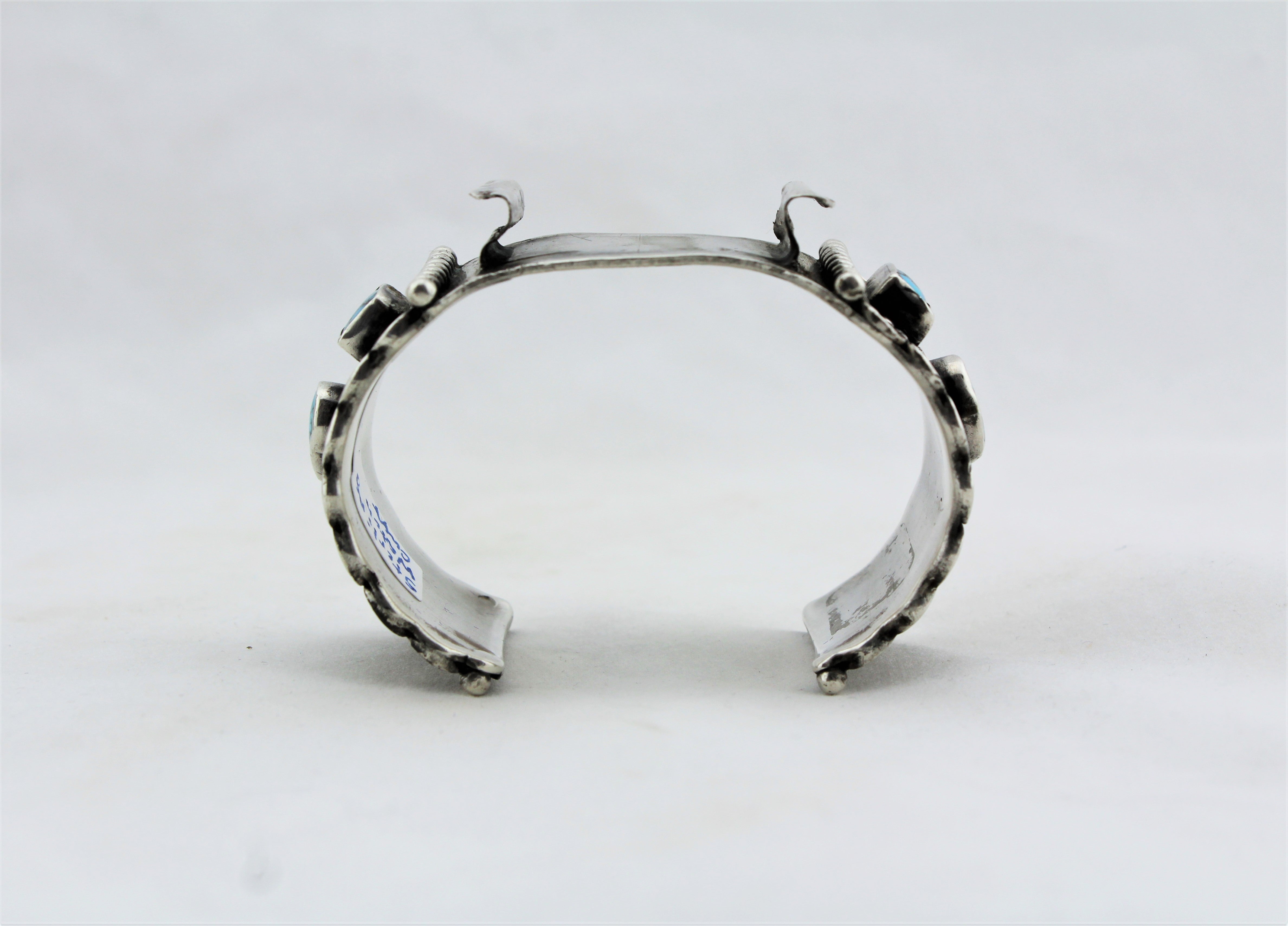 Sterling Silver and Turquoise Watch Cuff