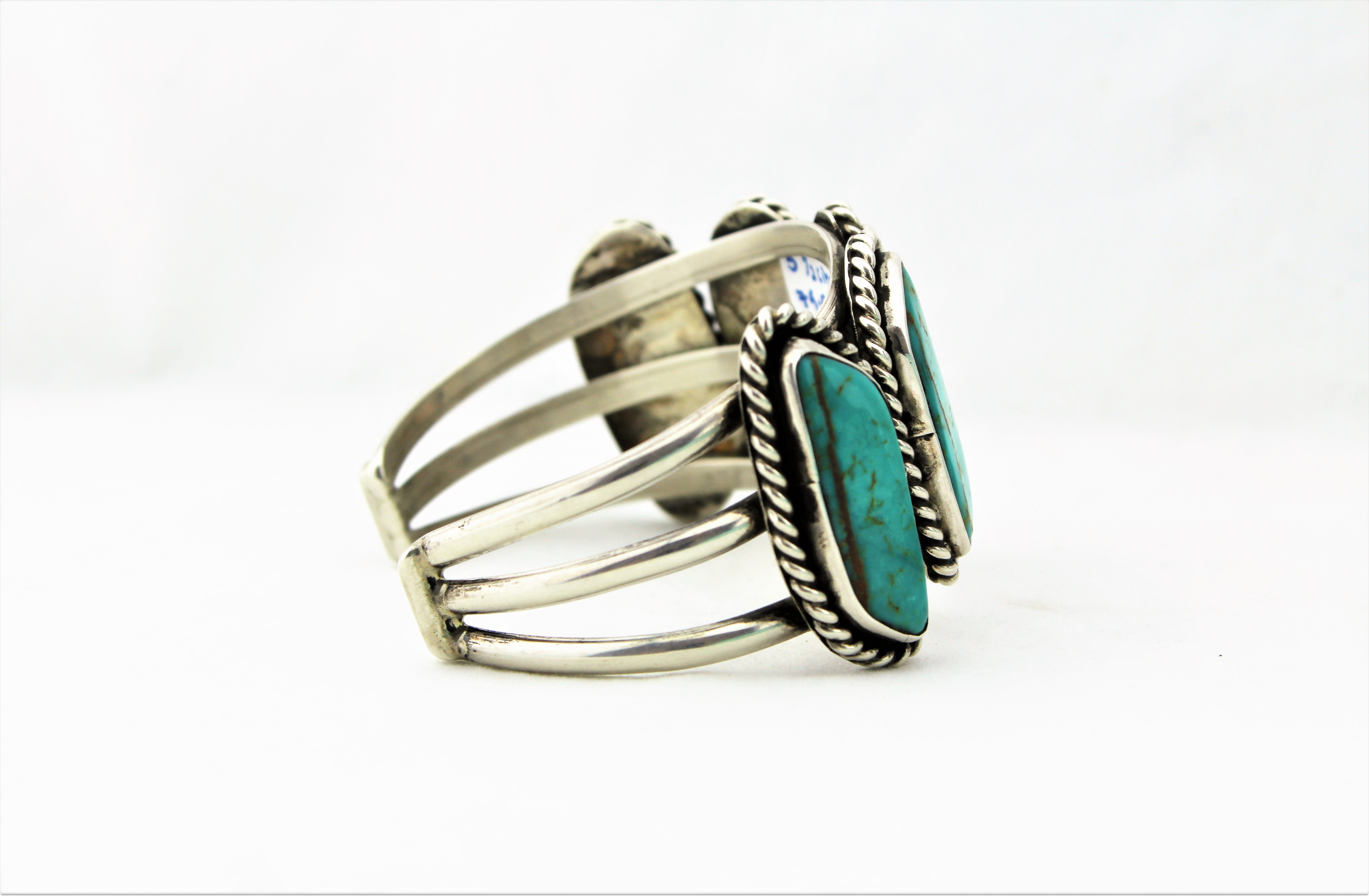 Sterling Silver and Turquoise Bracelet