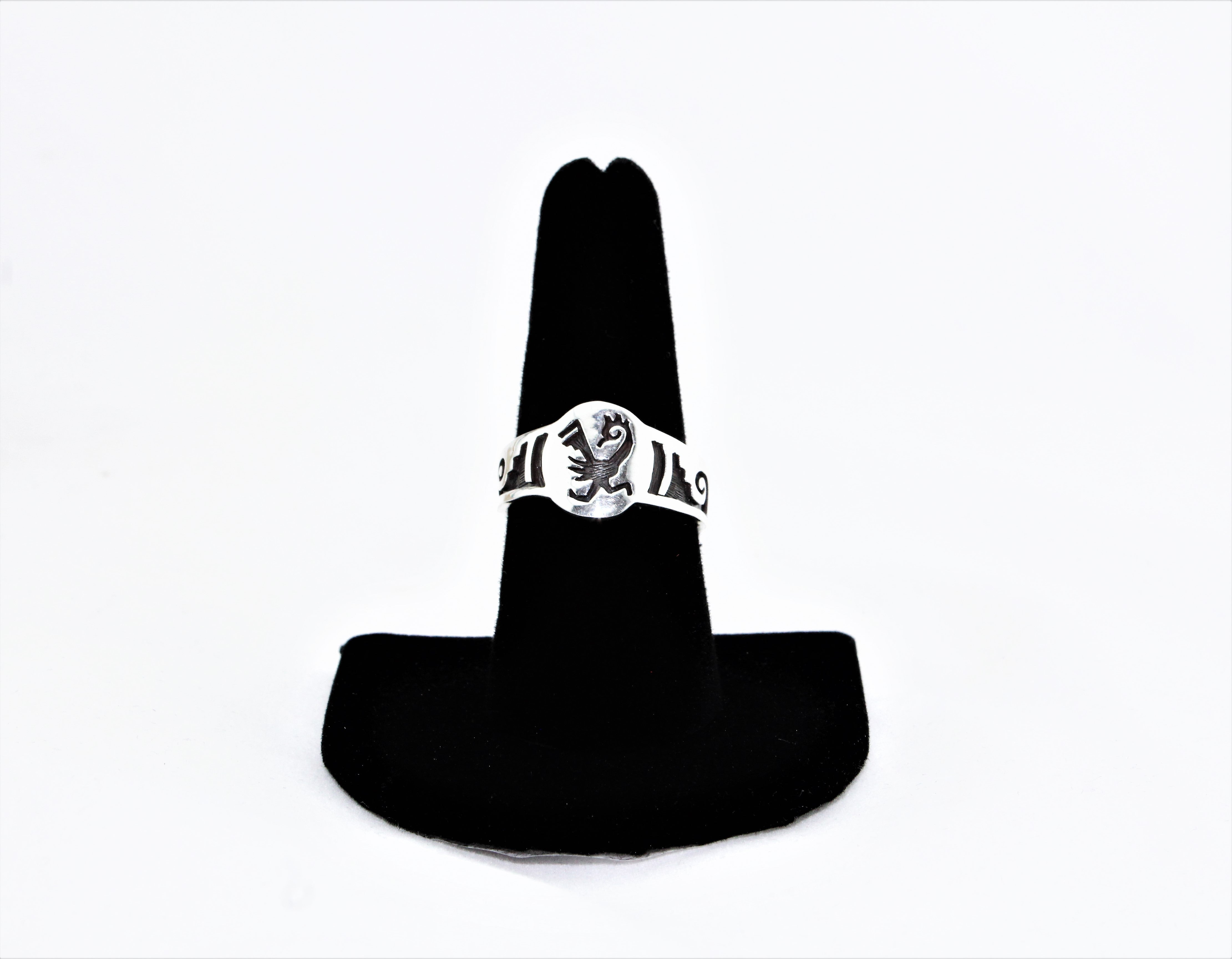 Louie Josytewa Sterling Silver Roadrunner Ring