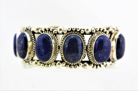 Lapis Sterling Silver Bracelet