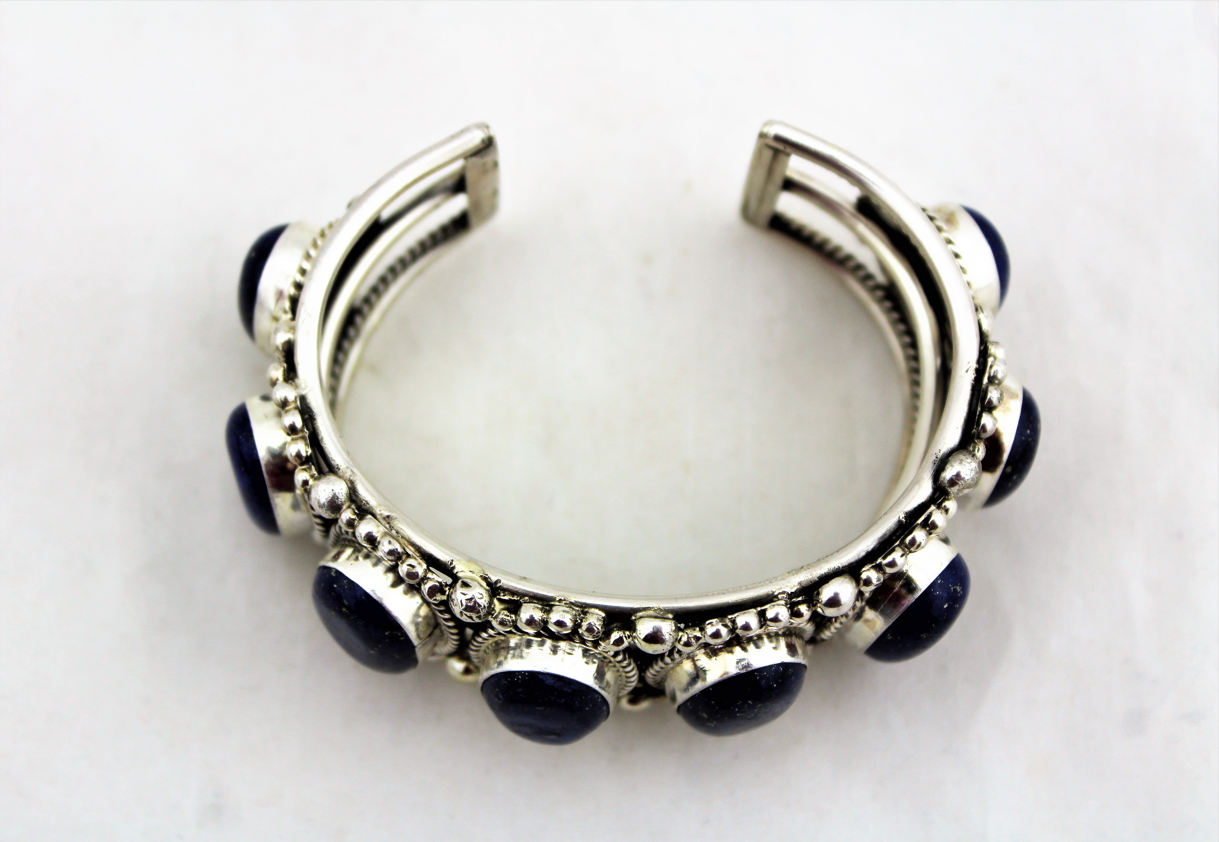 Lapis Sterling Silver Bracelet