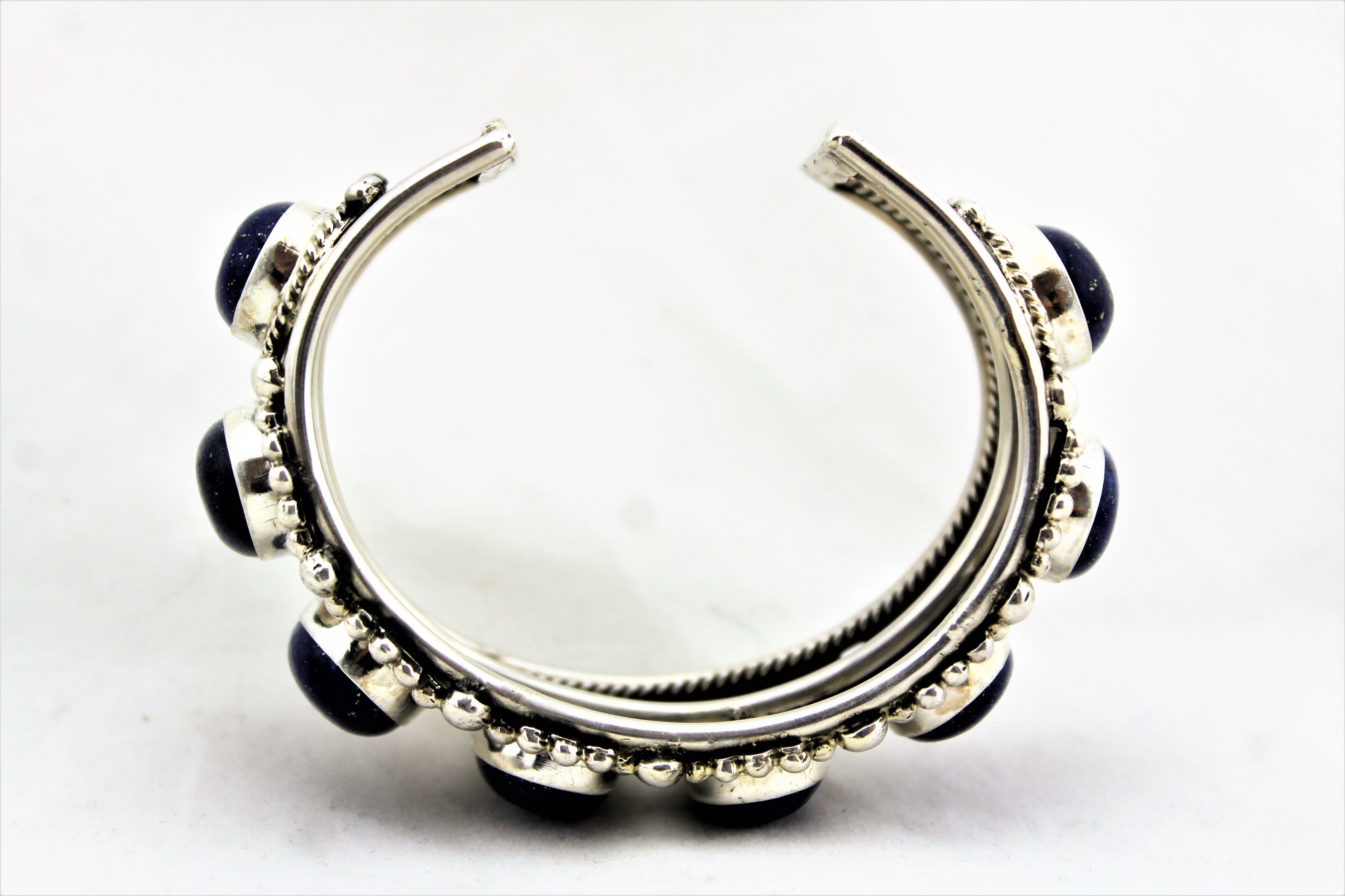 Lapis Sterling Silver Bracelet