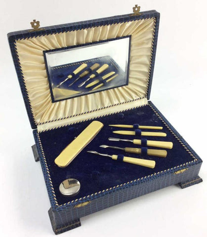 Vintage Musical Manicure Box Set