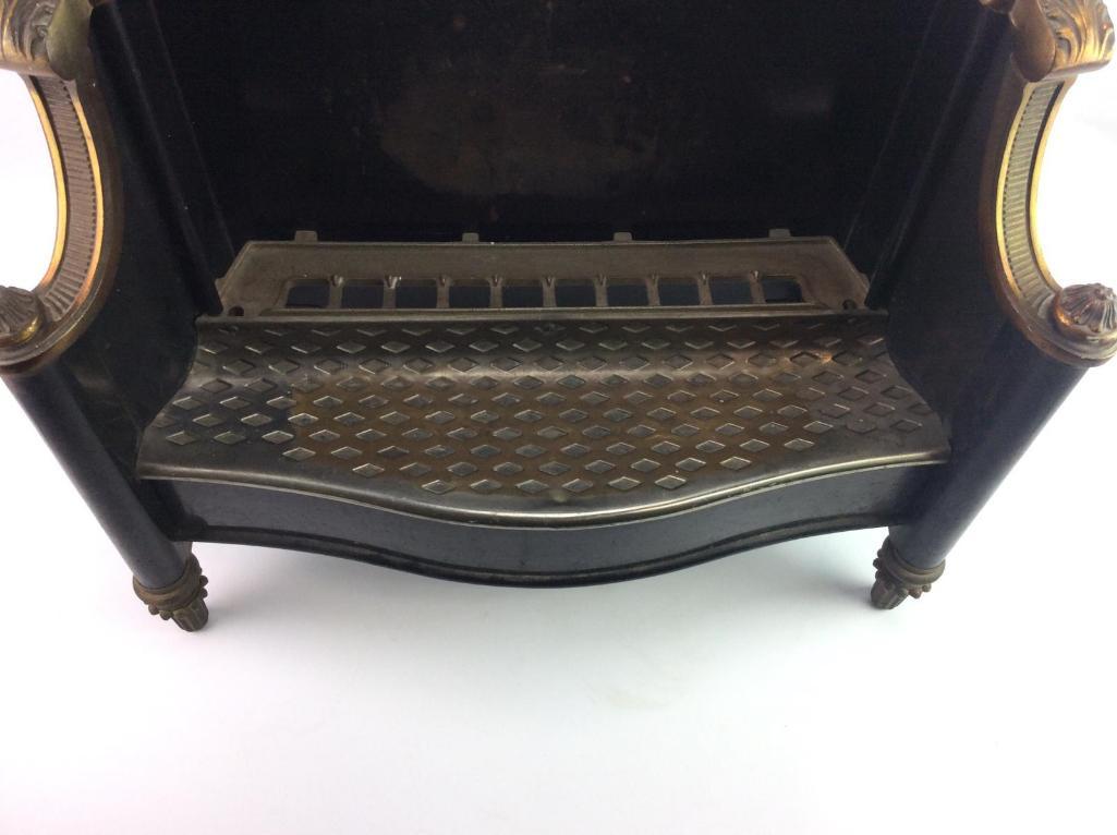 Steel and Brass Metal Fire Insert