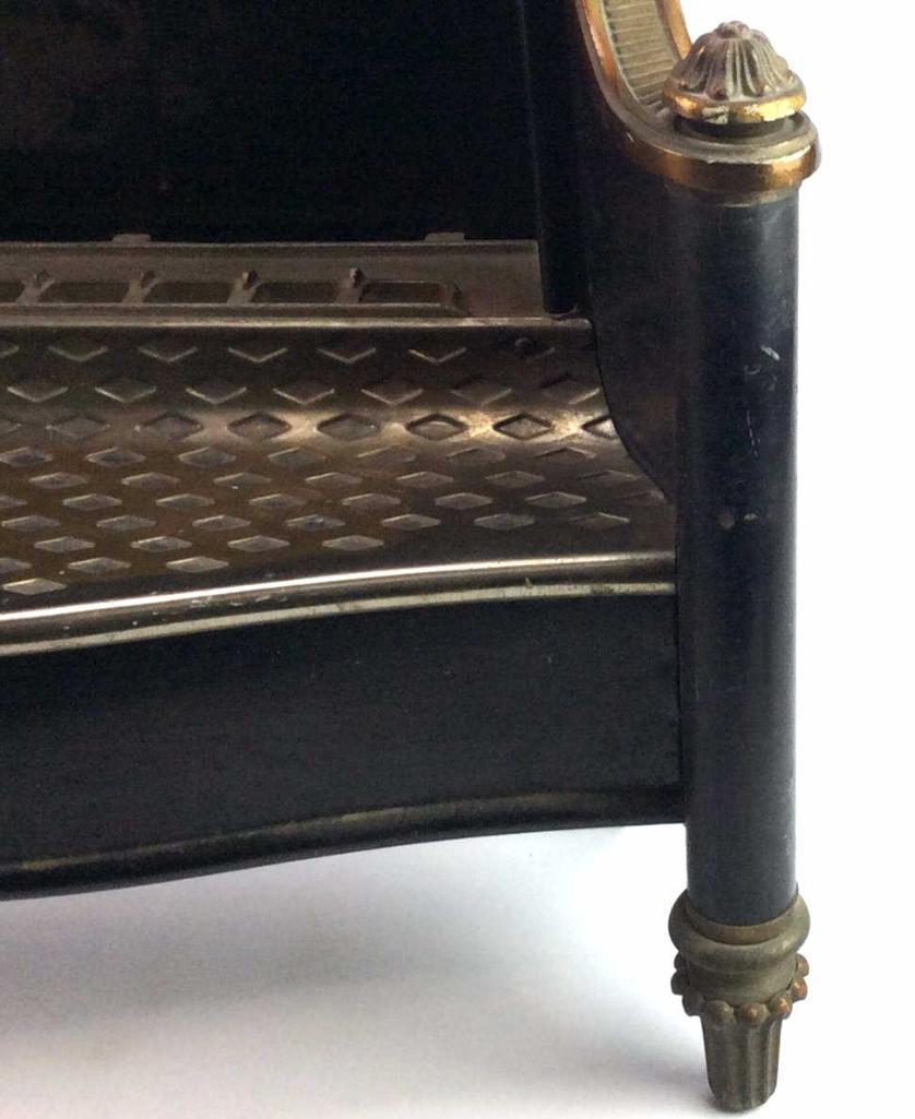 Steel and Brass Metal Fire Insert