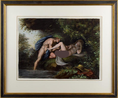 Johann Heinrich Ramberg (1763-1840) Watercolor